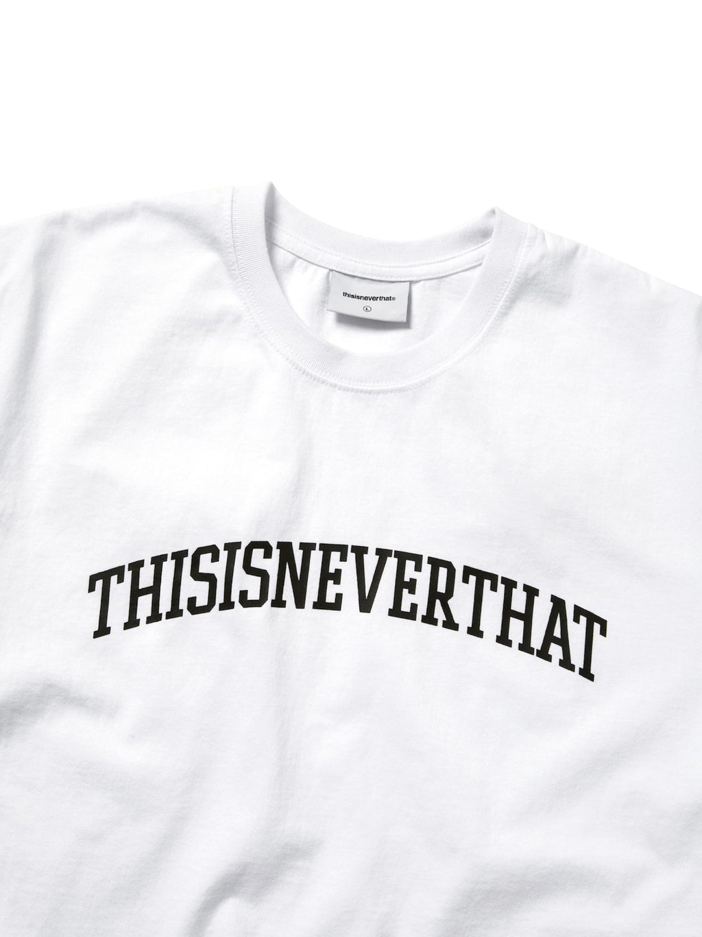 thisisneverthat - Arch-Logo Tee (White) product image 2 | TRAB K-Fashion Australia