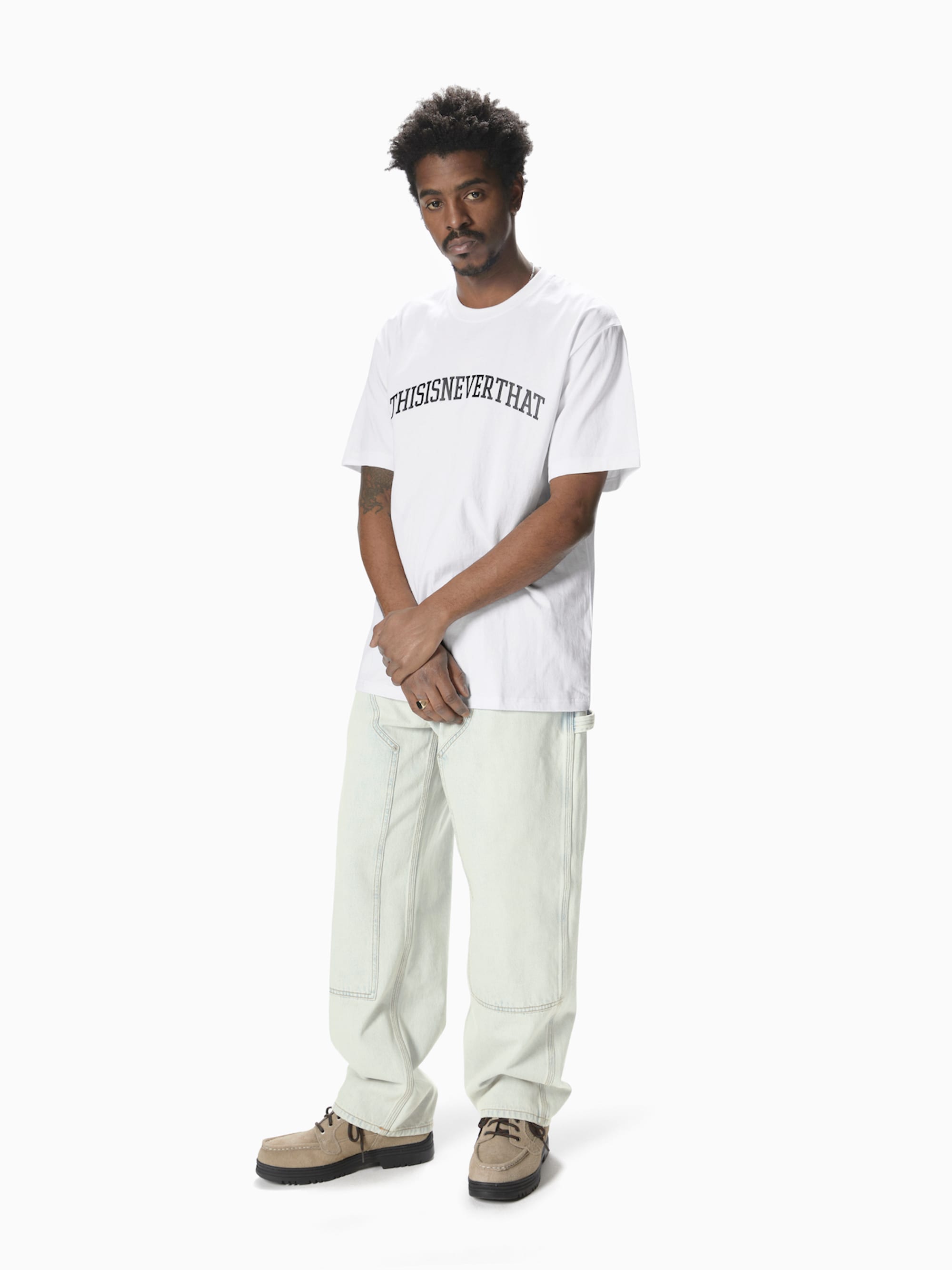 thisisneverthat - Arch-Logo Tee (White) product image 4 | TRAB K-Fashion Australia