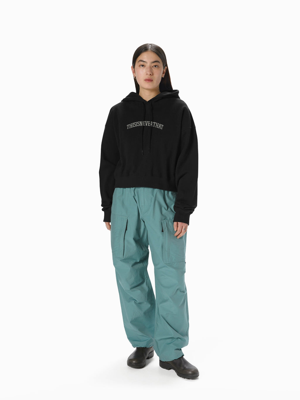 thisisneverthat - Arch-Logo W Hoodie (Black) product image 4 | TRAB K-Fashion Australia
