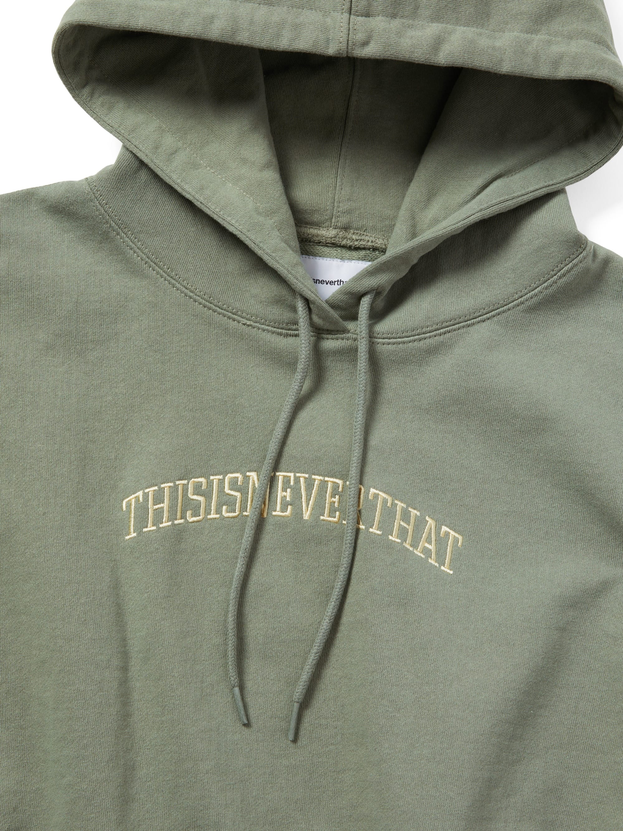 thisisneverthat - Arch-Logo W Hoodie (Light Olive) product image 2 | TRAB K-Fashion Australia