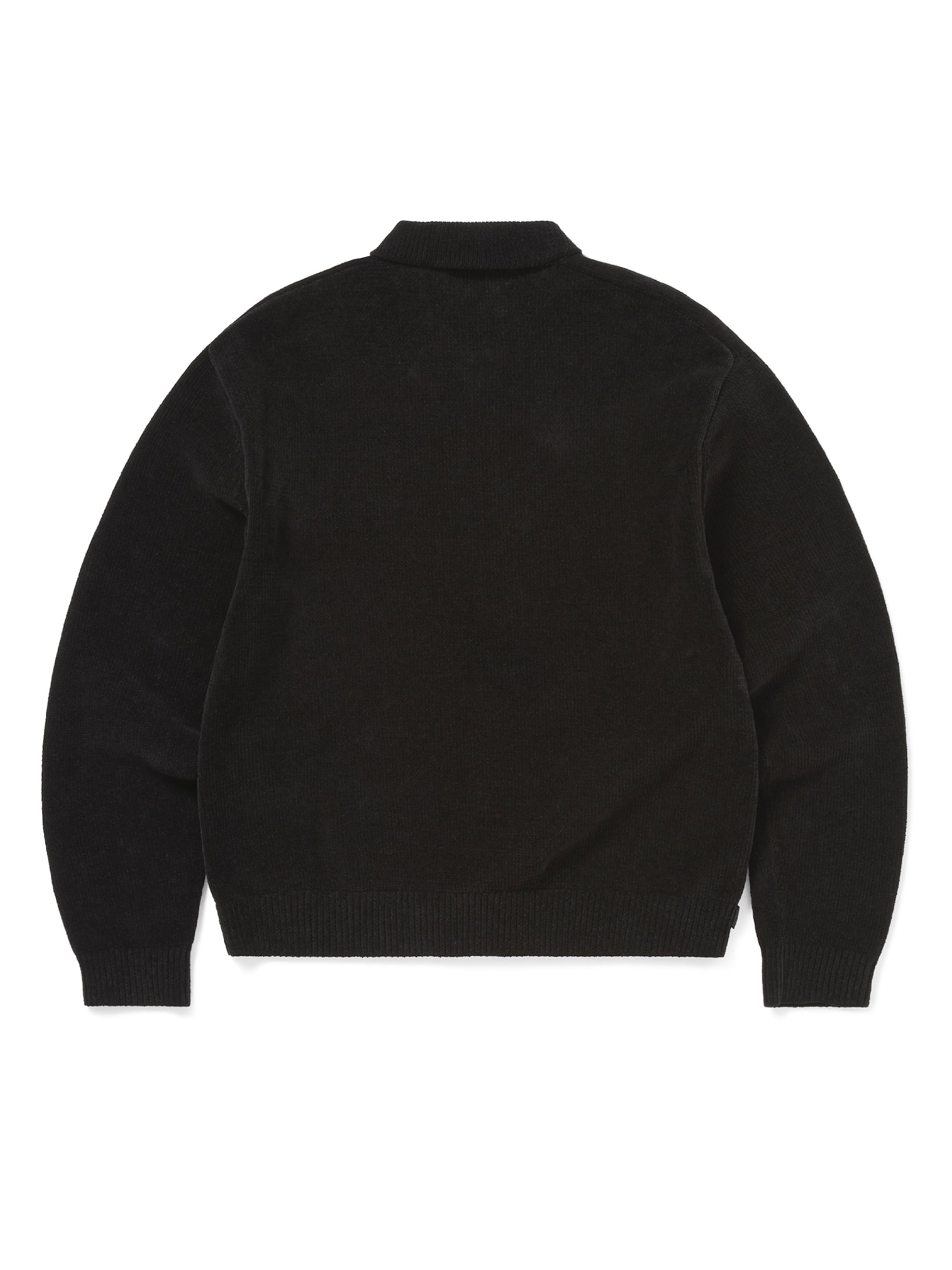 thisisneverthat - Argyle Zip Knit Cardigan (Black) product image 3 | TRAB K-Fashion Australia