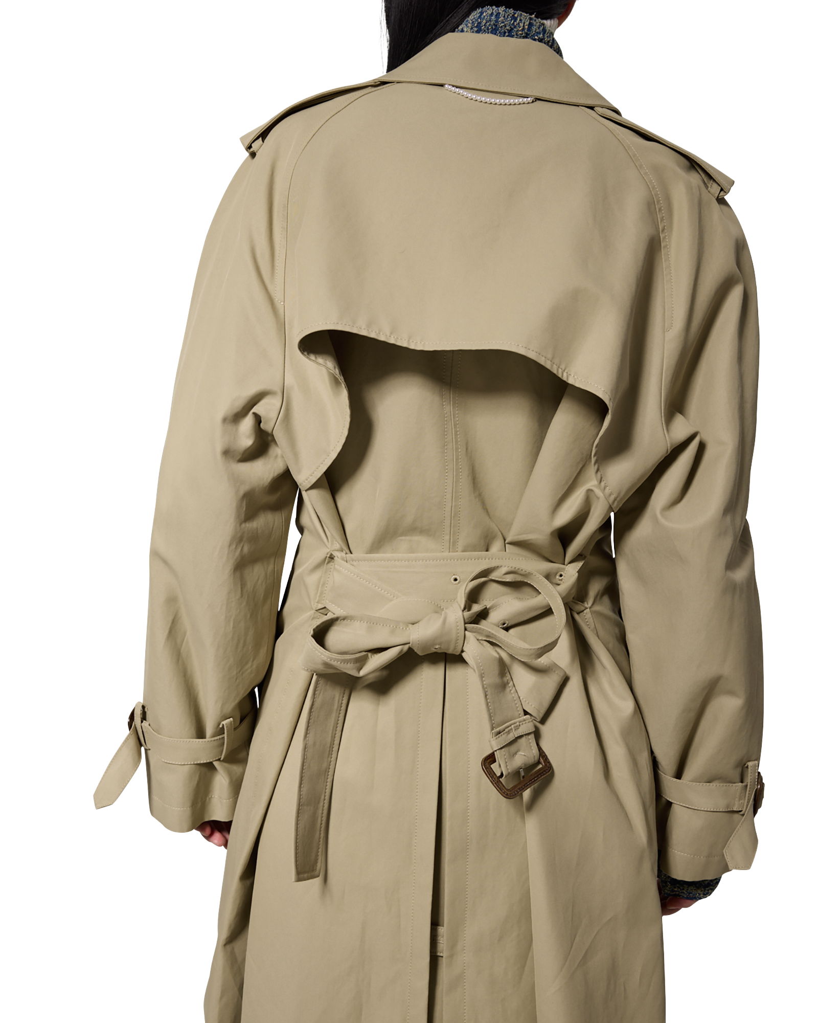 Kimhe Kim - Ariel Trench Coat (Beige) product image 13 | TRAB K-Fashion Australia