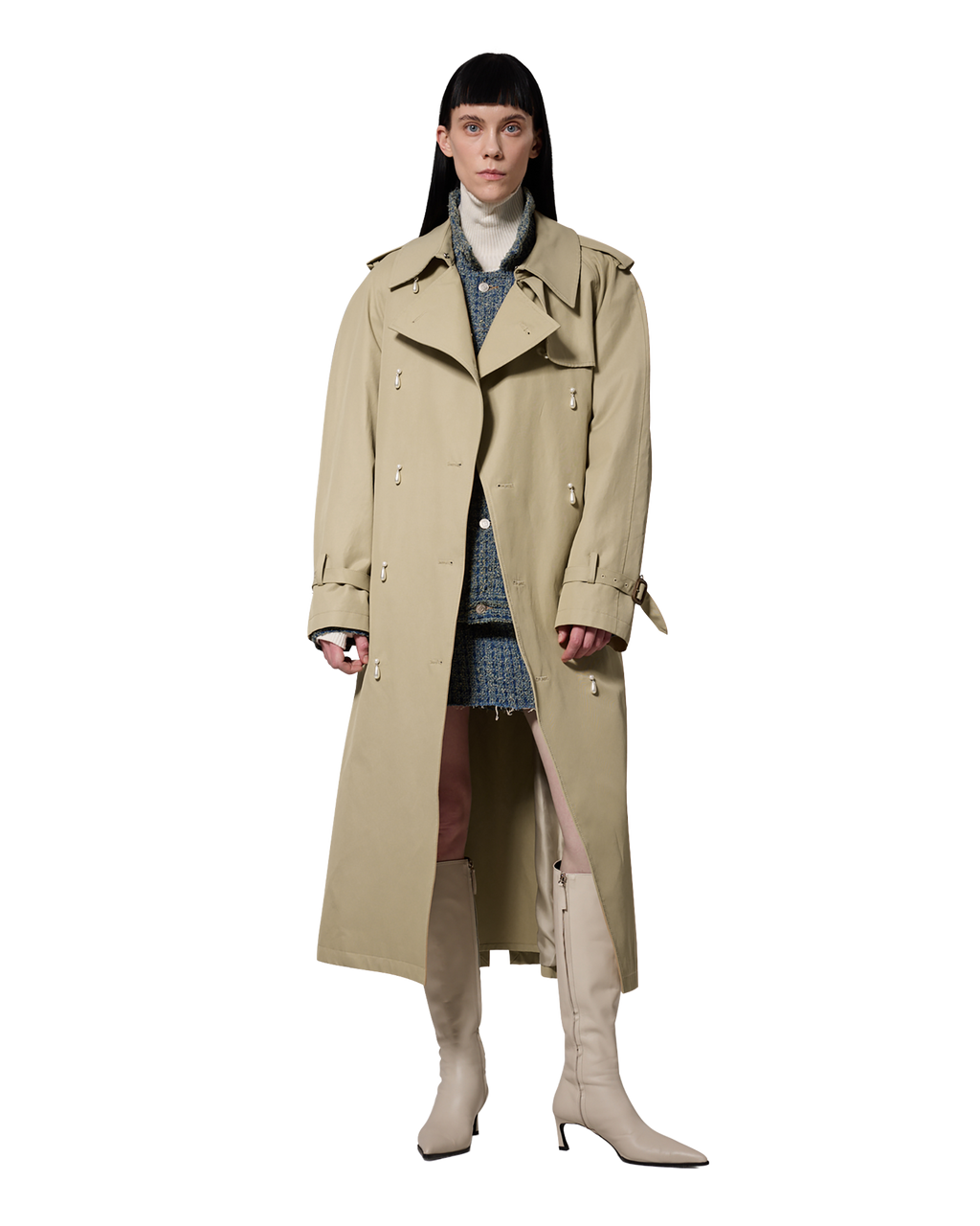 Kimhe Kim - Ariel Trench Coat (Beige) product image 1 | TRAB K-Fashion Australia