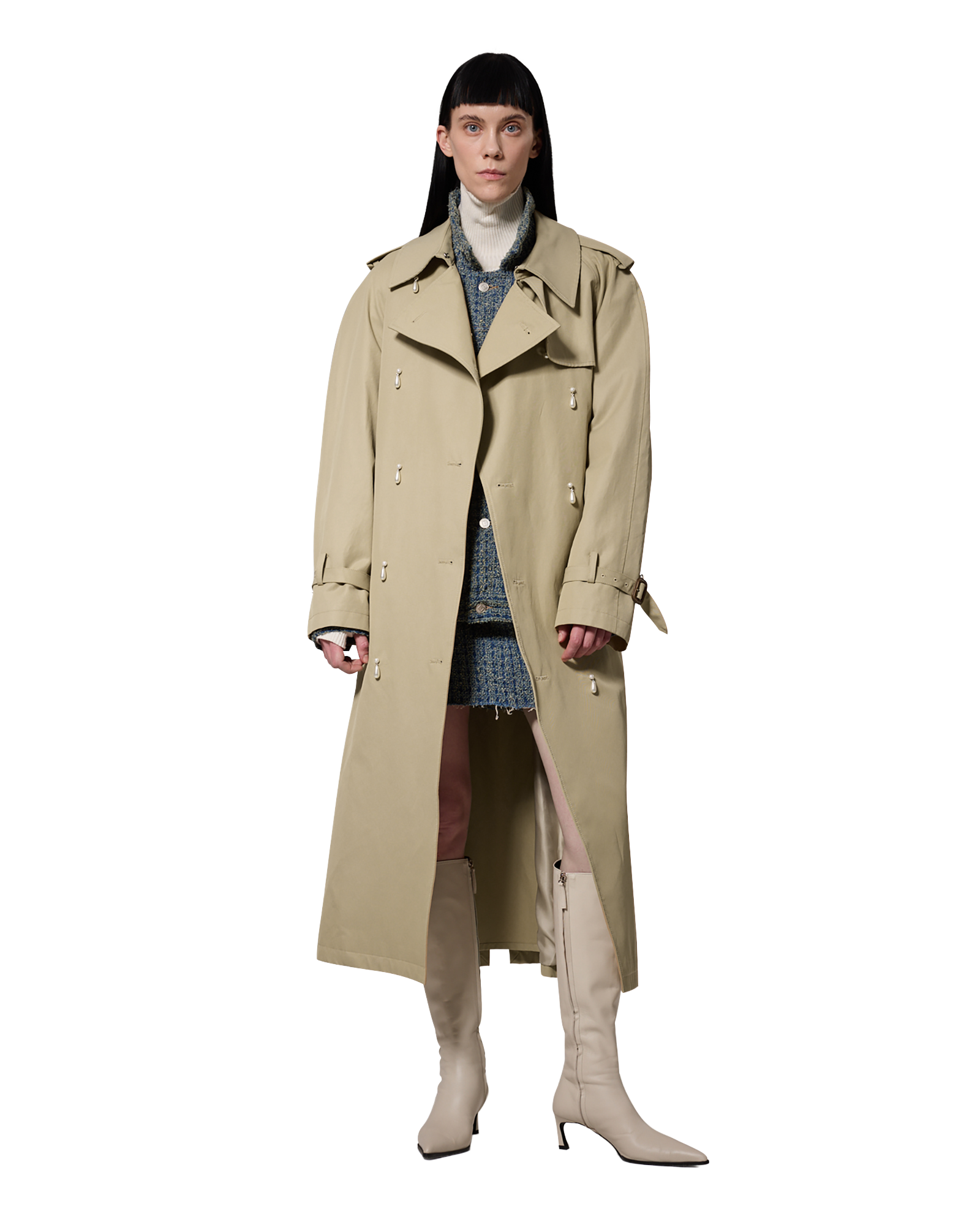 Kimhe Kim - Ariel Trench Coat (Beige) product image 1 | TRAB K-Fashion Australia