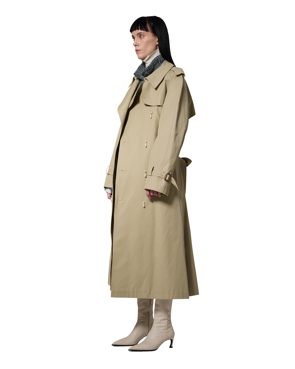 Kimhe Kim - Ariel Trench Coat (Beige) product image 3 | TRAB K-Fashion Australia