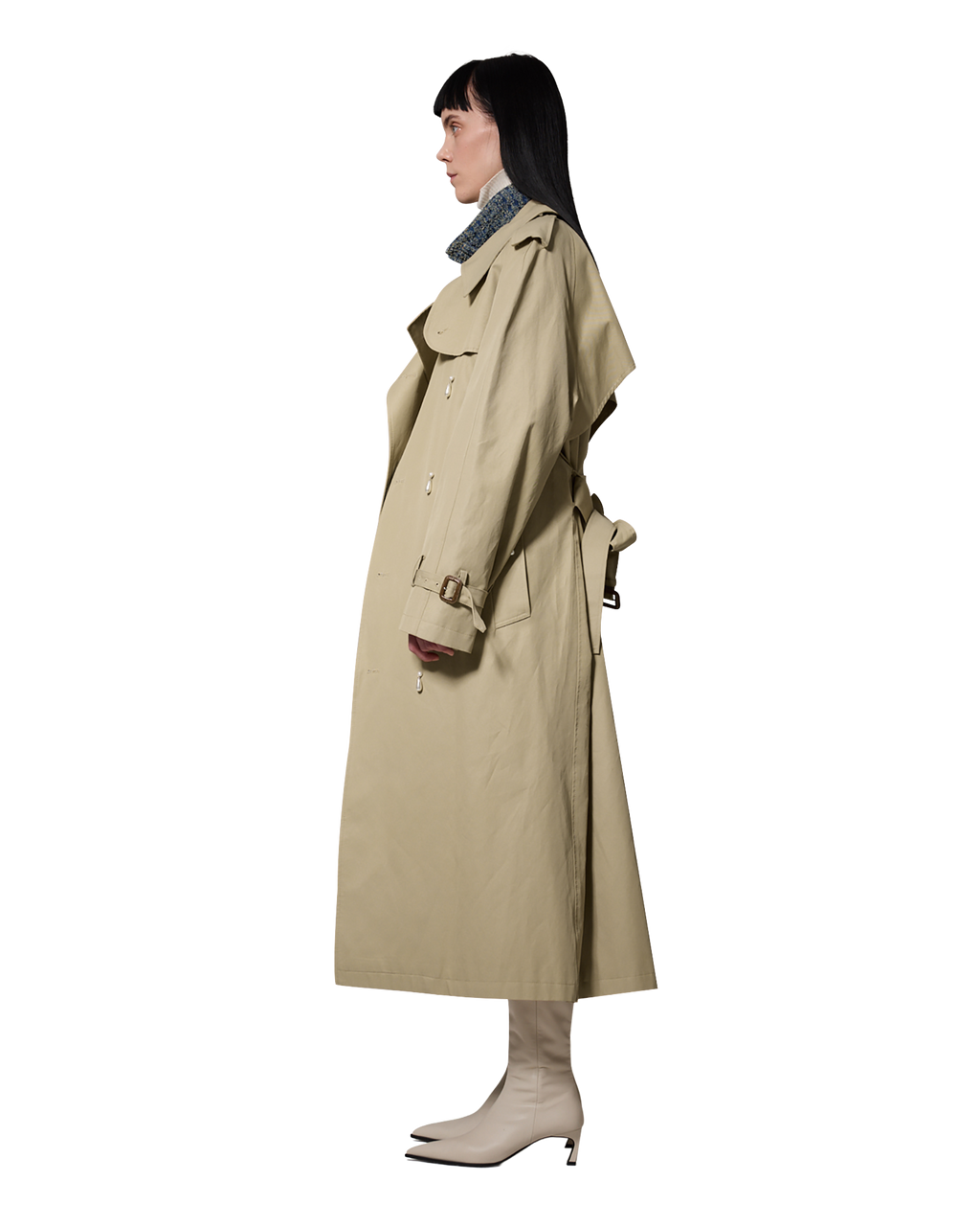 Kimhe Kim - Ariel Trench Coat (Beige) product image 4 | TRAB K-Fashion Australia
