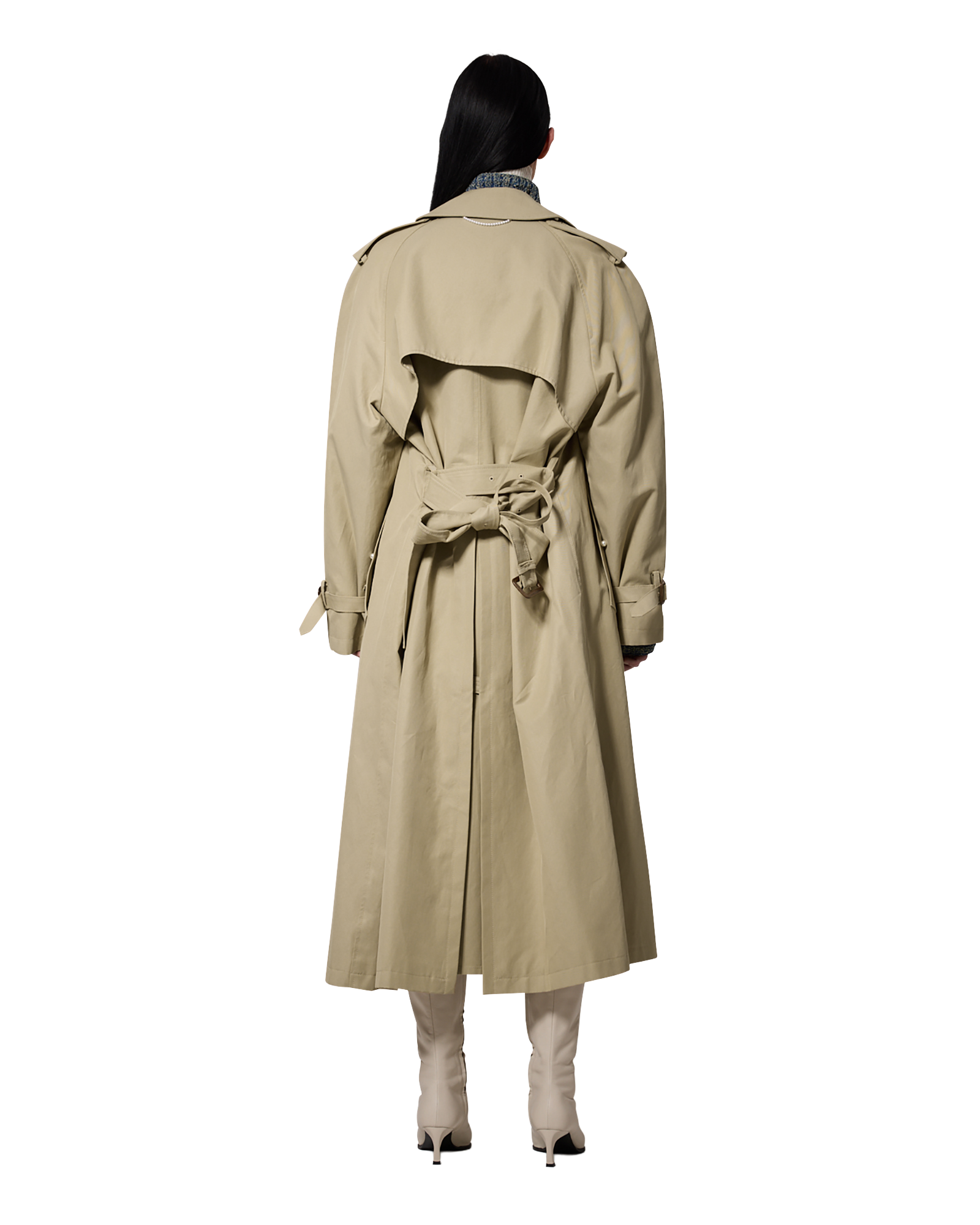 Kimhe Kim - Ariel Trench Coat (Beige) product image 5 | TRAB K-Fashion Australia