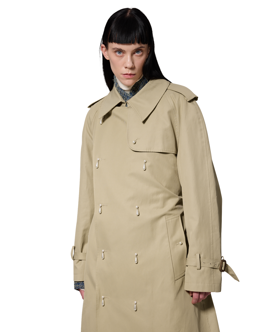 Kimhe Kim - Ariel Trench Coat (Beige) product image 7 | TRAB K-Fashion Australia