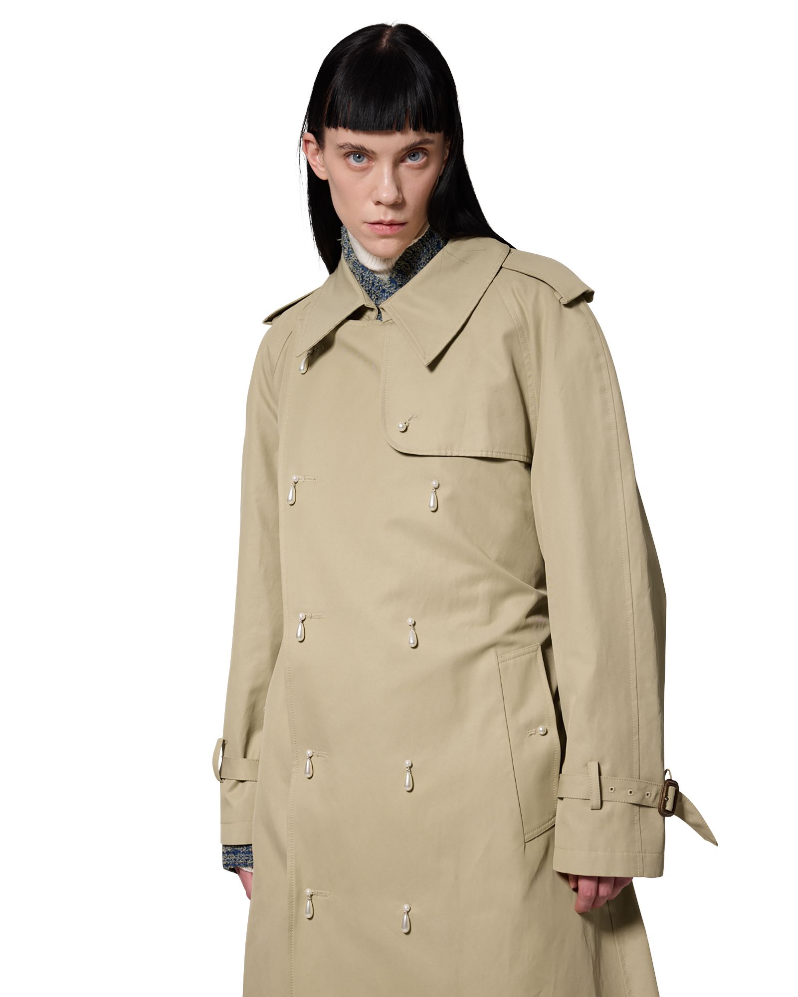 Kimhe Kim - Ariel Trench Coat (Beige) product image 7 | TRAB K-Fashion Australia
