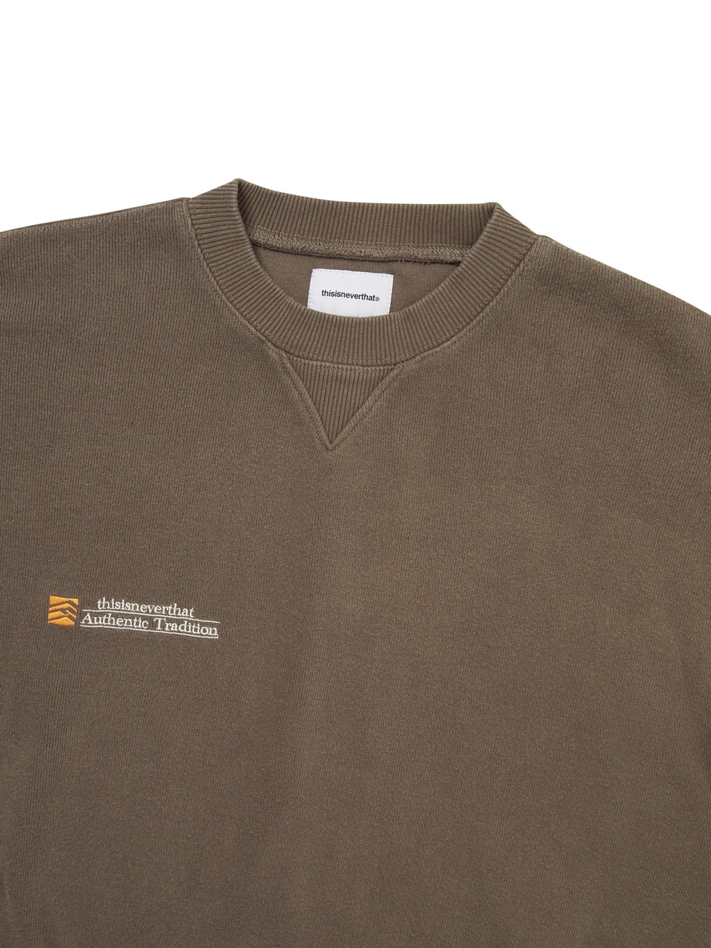 thisisneverthat - Authentic Tradition Crewneck (Dark Mocha) product image 2 | TRAB K-Fashion Australia