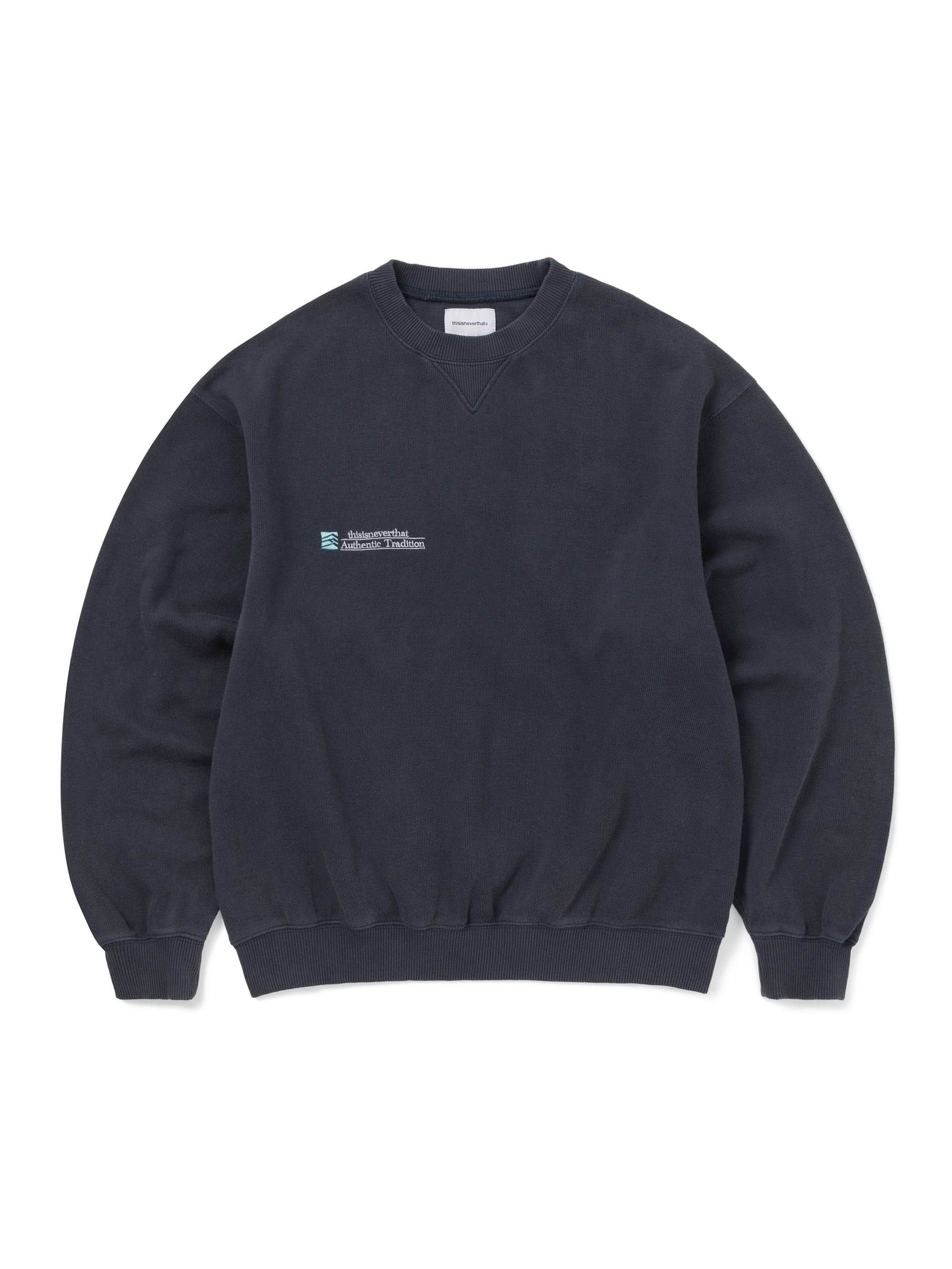 thisisneverthat - Authentic Tradition Crewneck (Dark Navy) product image 1 | TRAB K-Fashion Australia