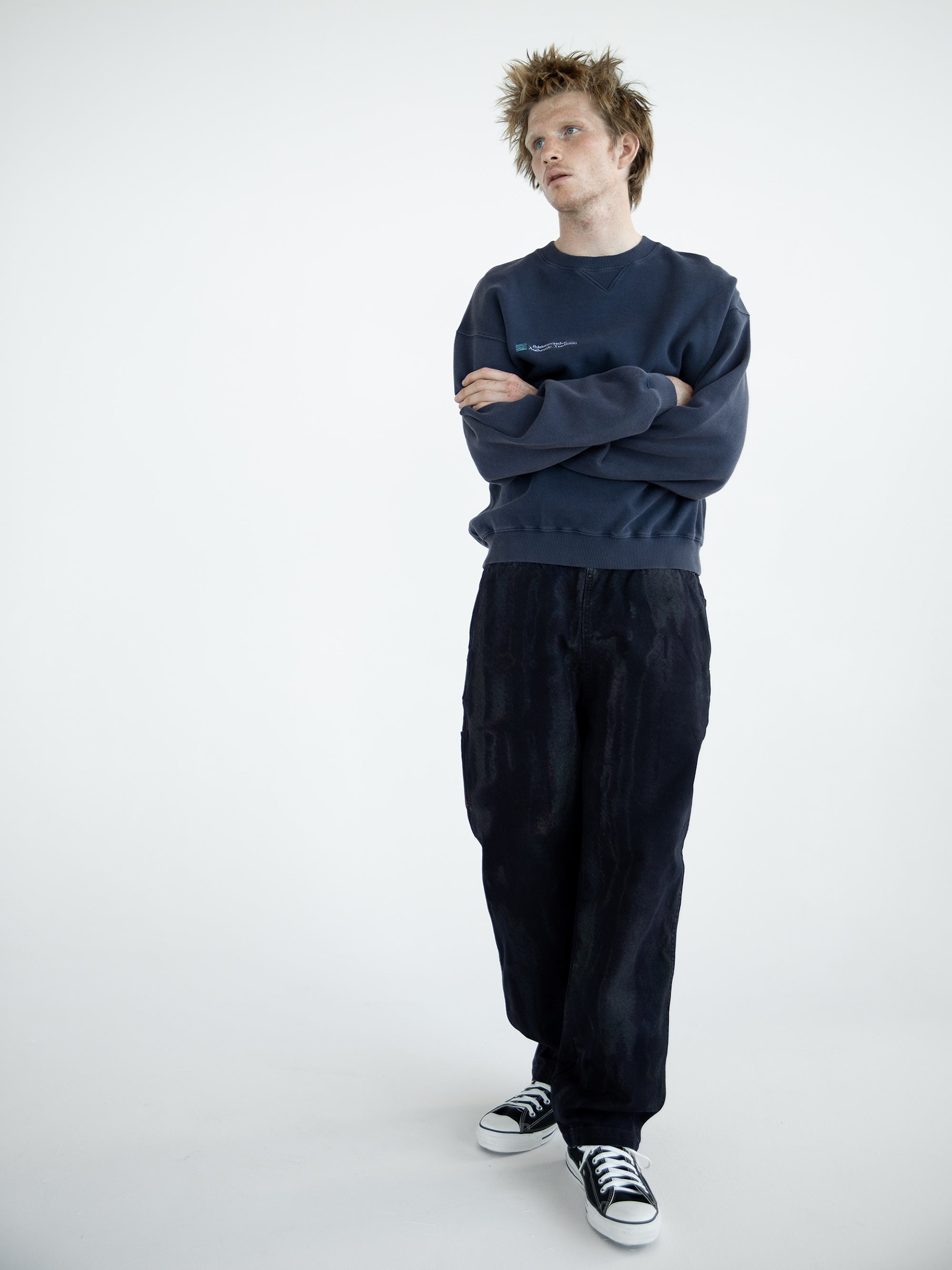 thisisneverthat - Authentic Tradition Crewneck (Navy) product image 4 | TRAB K-Fashion Australia