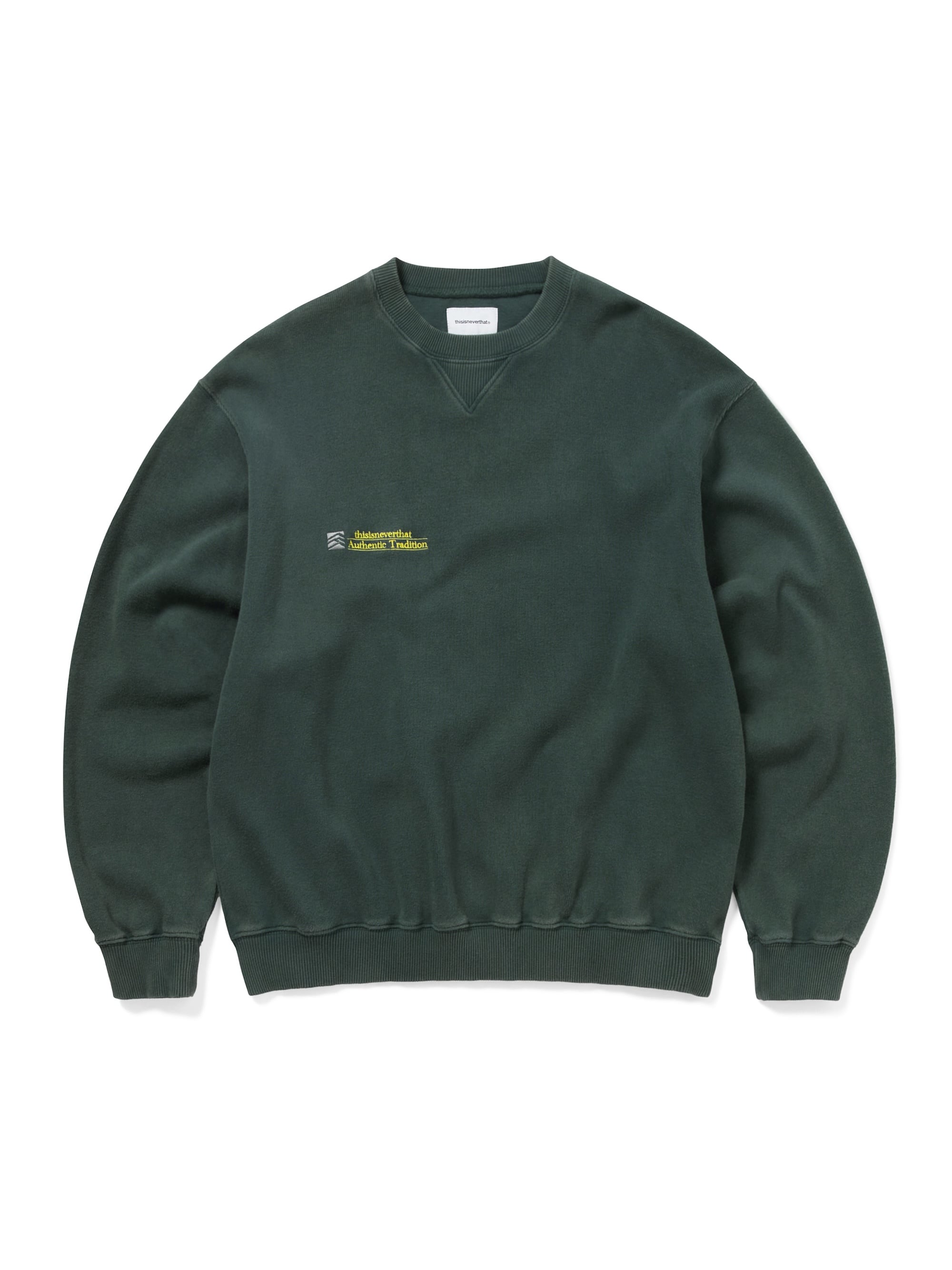 thisisneverthat - Authentic Tradition Crewneck Dark (Green) product image 1 | TRAB K-Fashion Australia