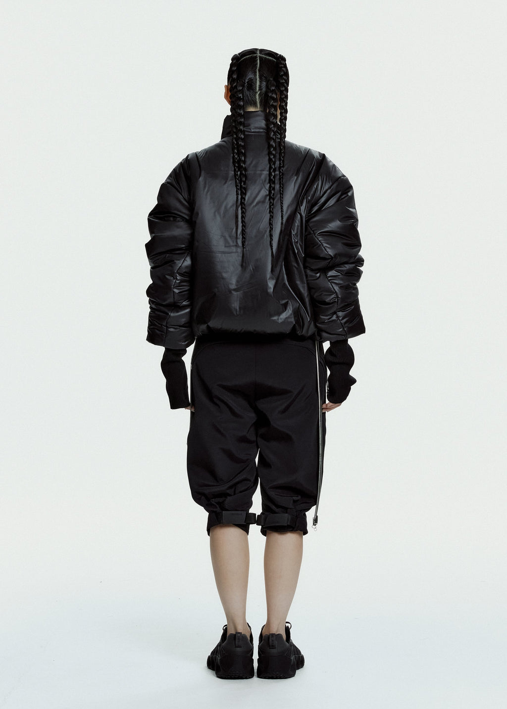 Hyein Seo - Convertible Moto Pants (Black) product image 12 | TRAB K-Fashion Australia