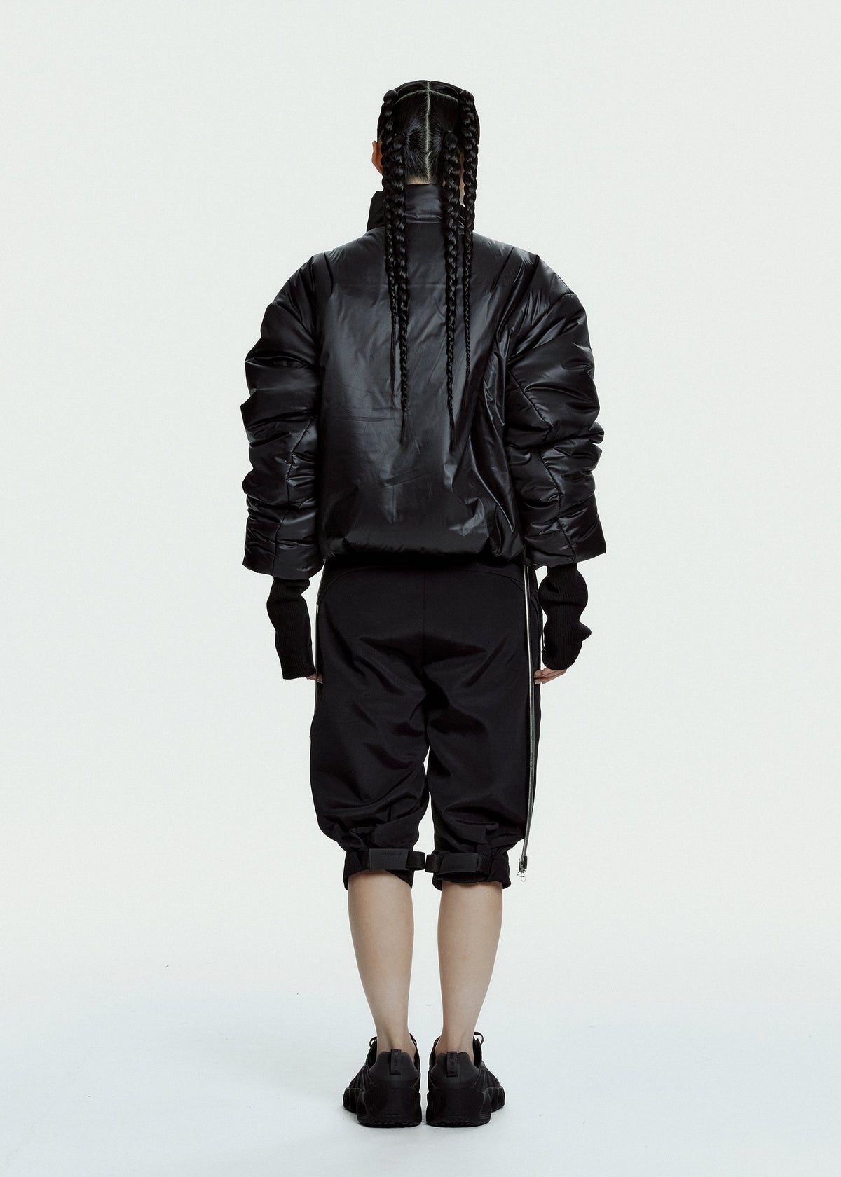 Hyein Seo - Convertible Moto Pants (Black) product image 12 | TRAB K-Fashion Australia
