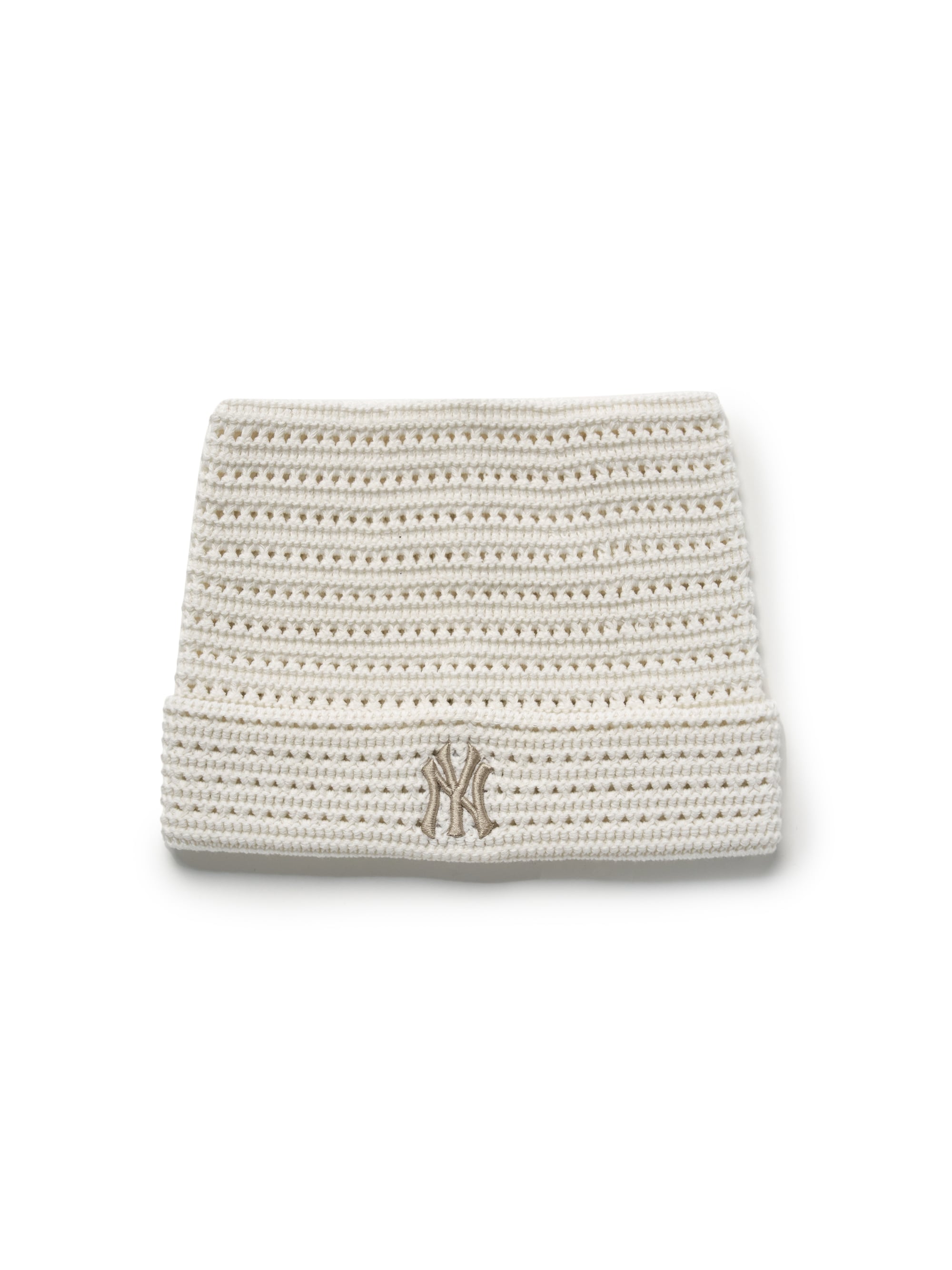 MLB Korea - MLB Summer Crochet Meow Beanie New York Yankees (Cream) product image 3 | TRAB K-Fashion Australia