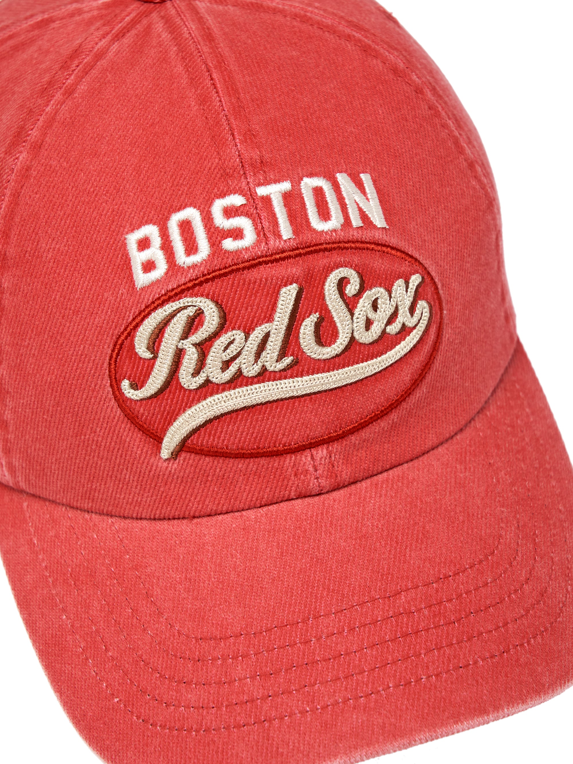 MLB Korea - MLB Varsity Vintage Cultive Stitching Unstructured Ball Cap Boston Red Sox (Red) product image 6 | TRAB K-Fashion Australia