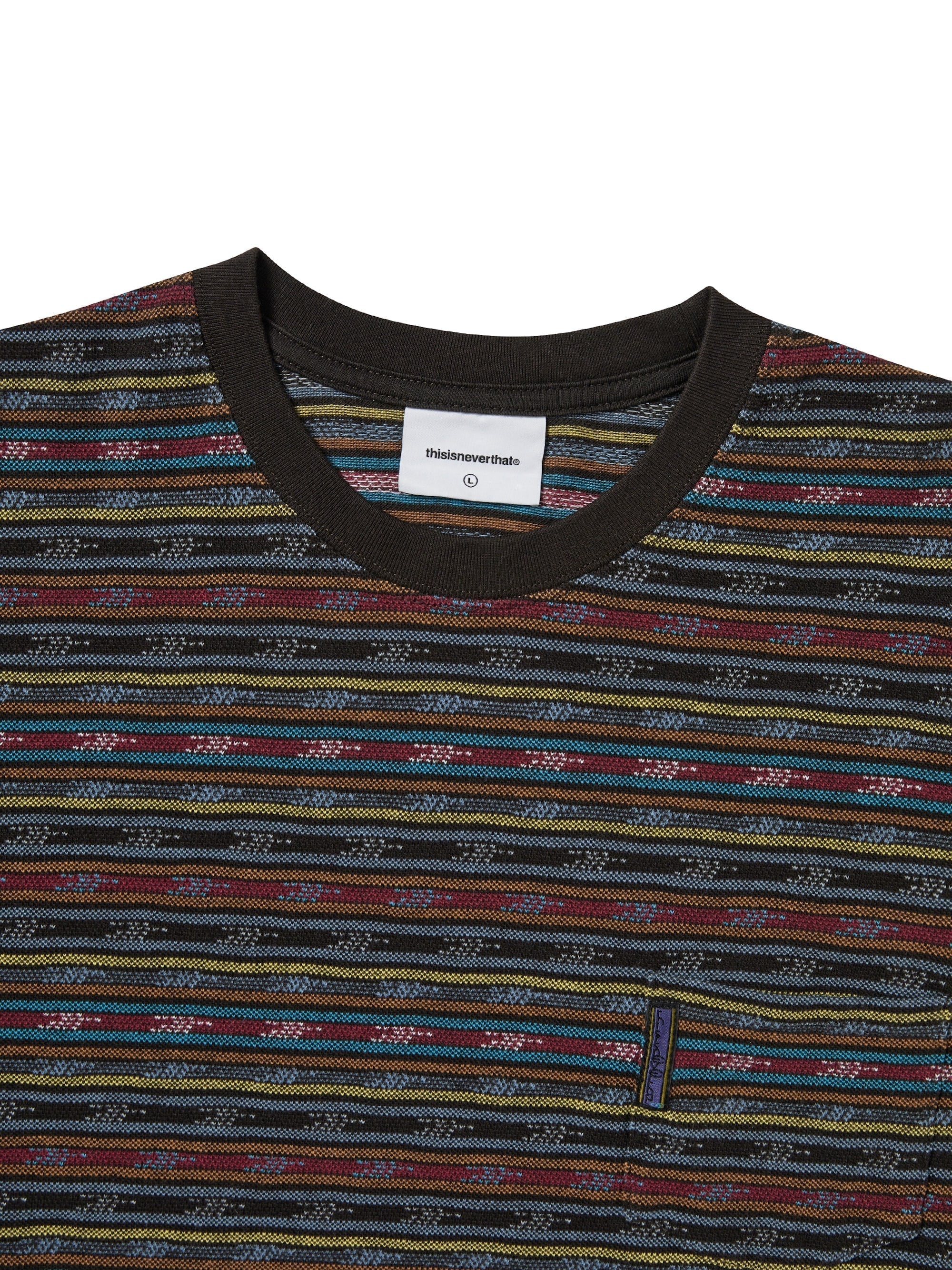 thisisneverthat - BE Striped Tee (Brown) product image 2 | TRAB K-Fashion Australia