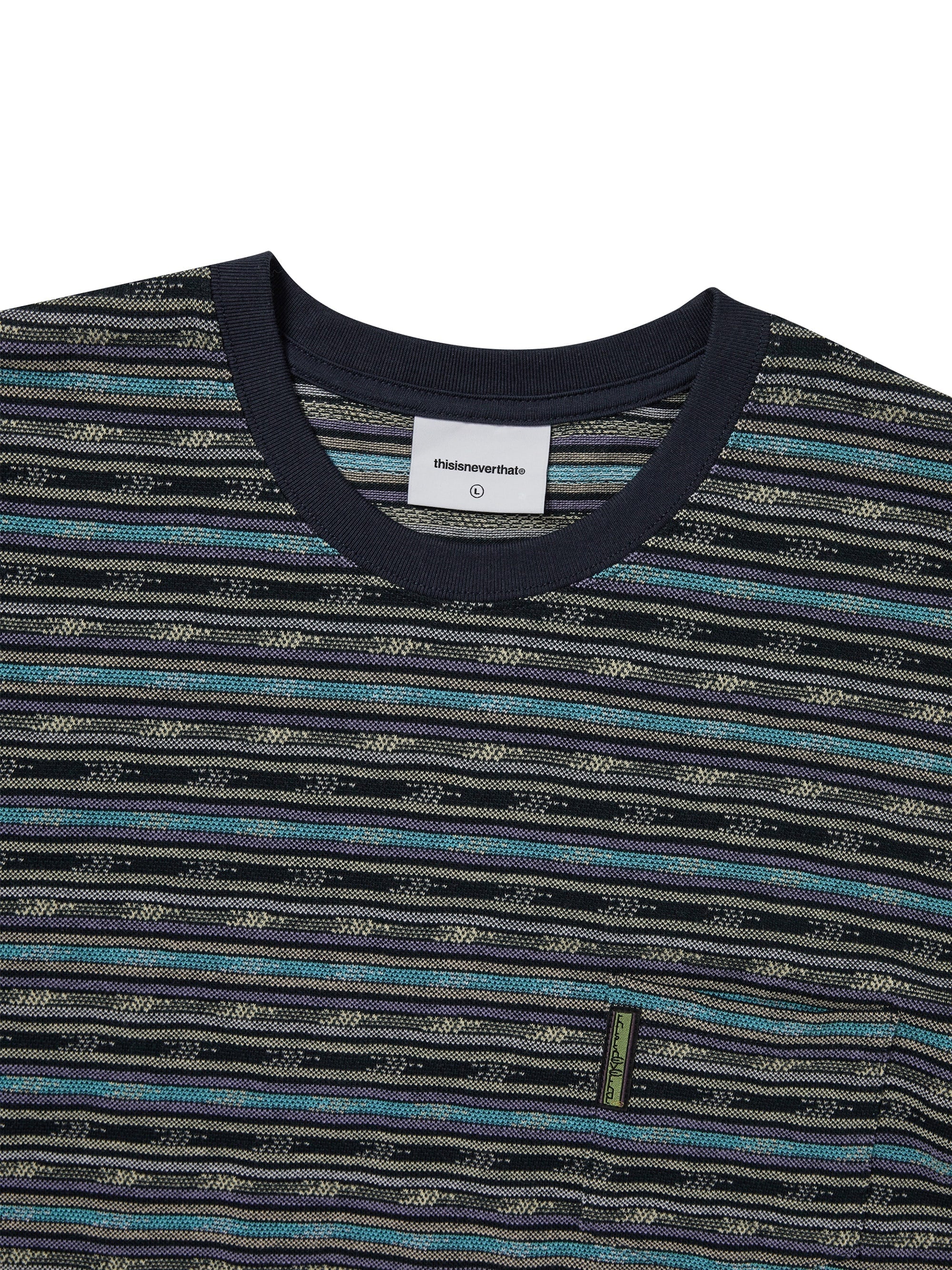 thisisneverthat - BE Striped Tee (Navy) product image 2 | TRAB K-Fashion Australia