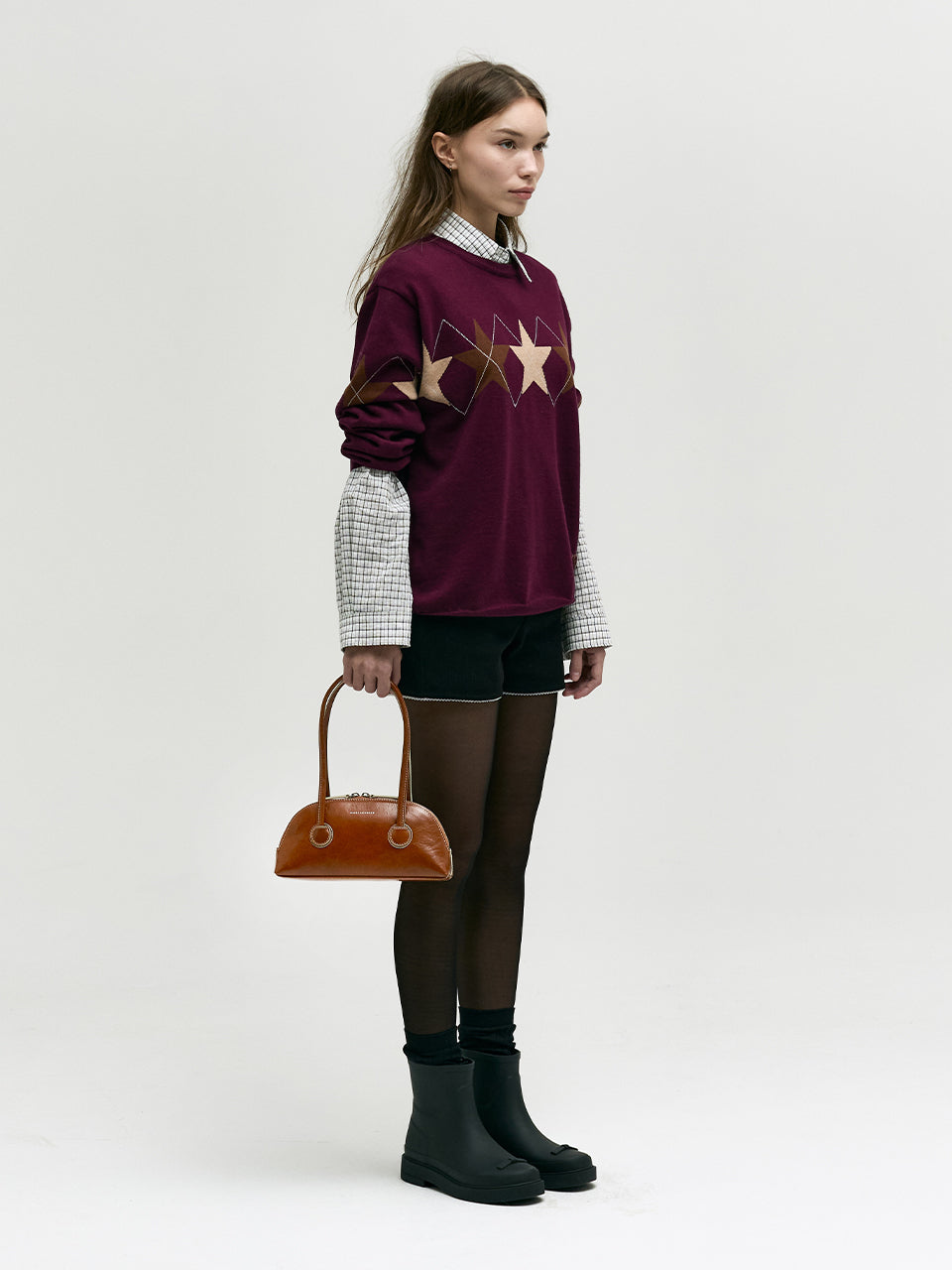 Marge Sherwood - Bessette Shoulder (Brown Crinkle) product image 4 | TRAB K-Fashion Australia