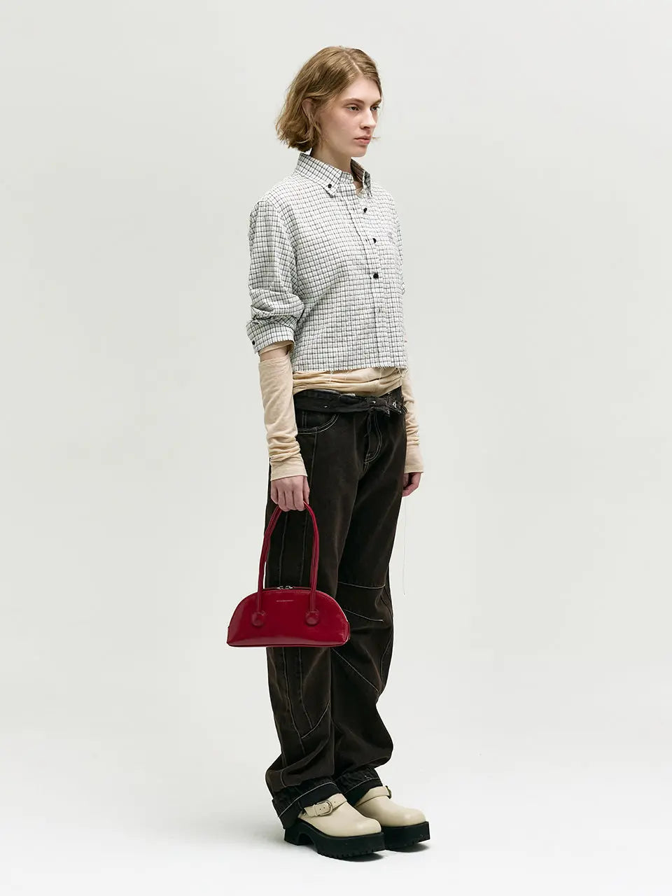 Marge Sherwood - Bessette Shoulder (Chili Crinkle) product image 7 | TRAB K-Fashion Australia