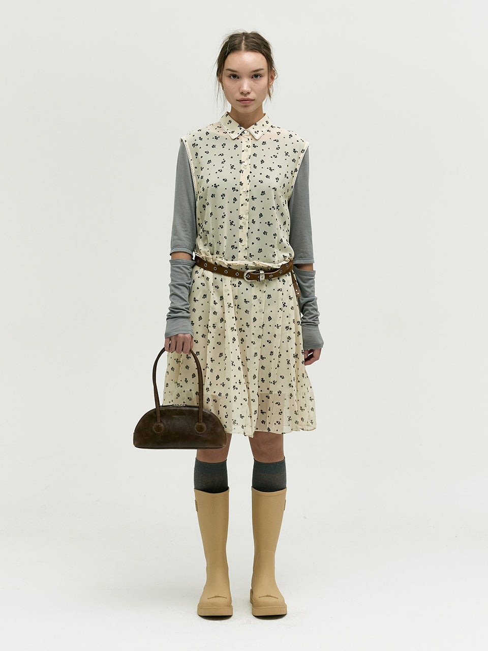 Marge Sherwood - Bessette Shoulder (Washed Brown Pull-Up) product image 6 | TRAB K-Fashion Australia
