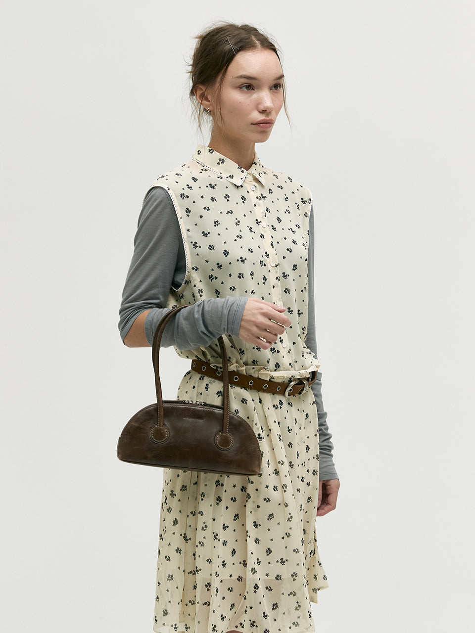 Marge Sherwood - Bessette Shoulder (Washed Brown Pull-Up) product image 5 | TRAB K-Fashion Australia