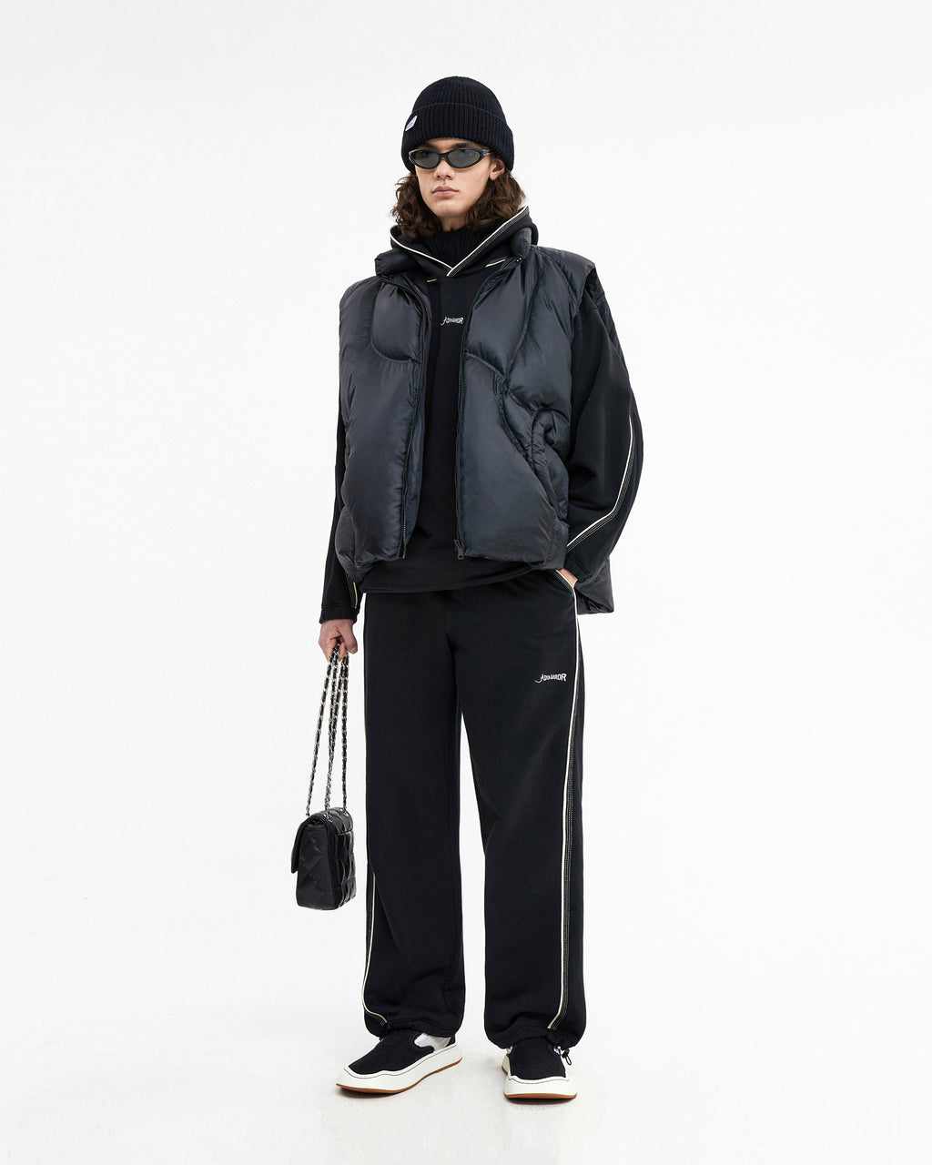 Ader Error - Clade puffer vest (Noir) product image 1 | TRAB K-Fashion Australia