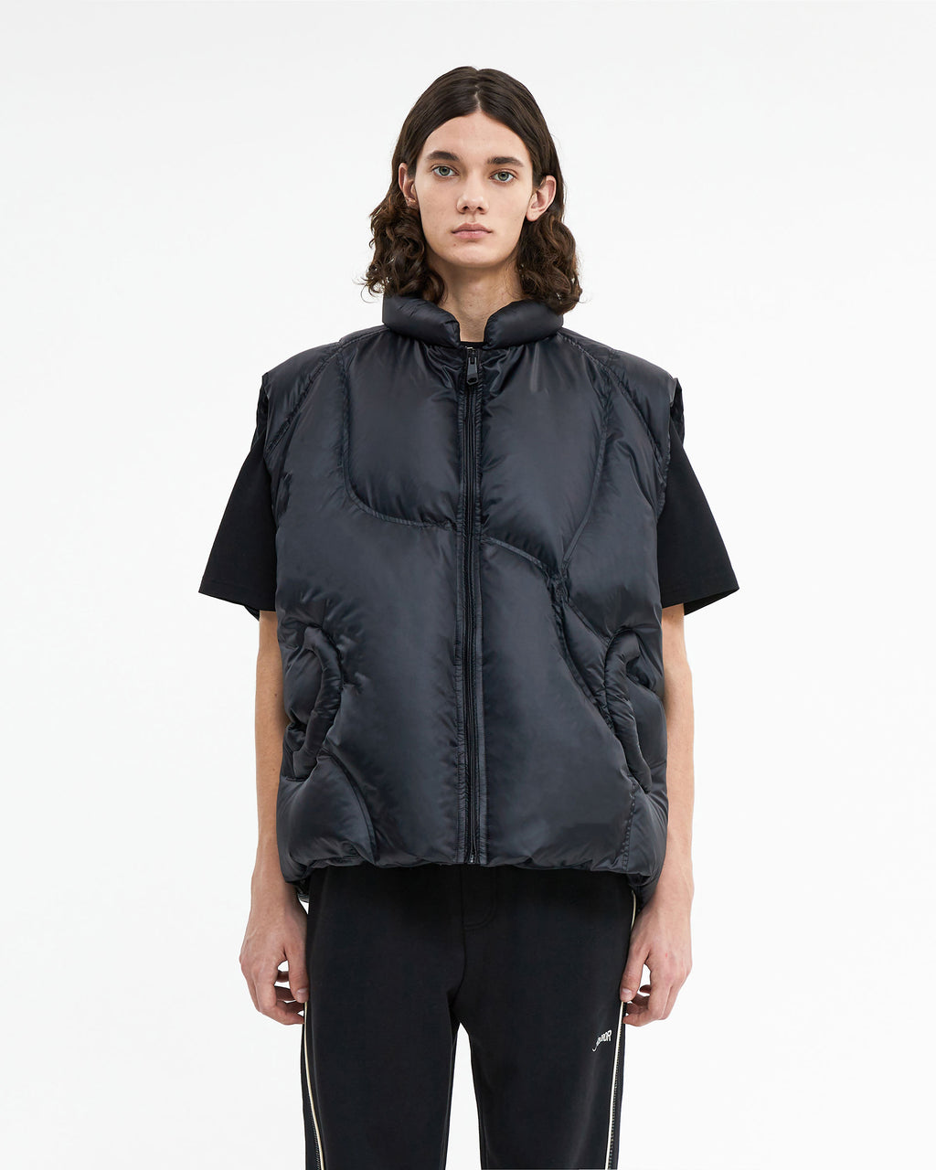 Ader Error - Clade puffer vest (Noir) product image 2 | TRAB K-Fashion Australia