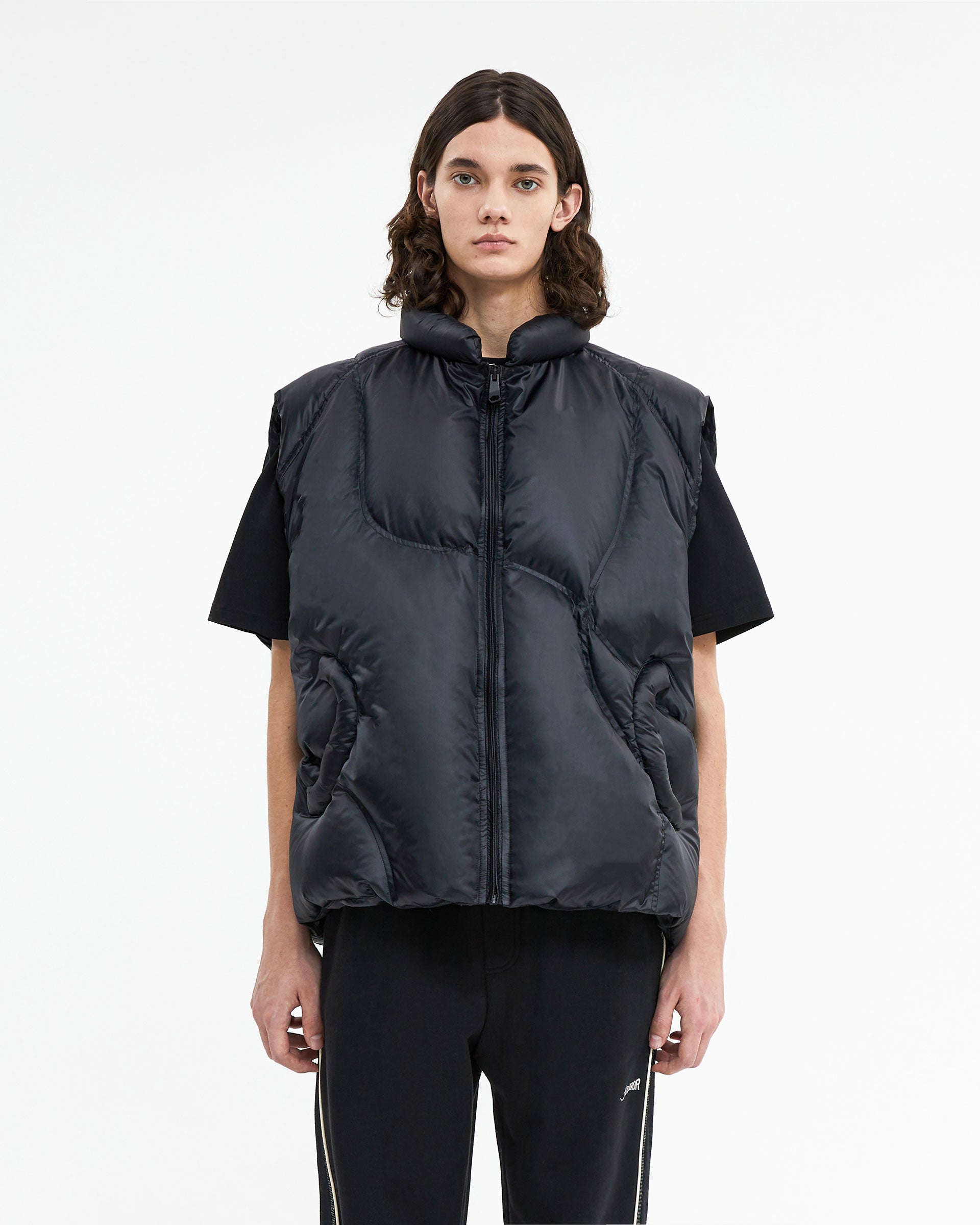 Ader Error - Clade puffer vest (Noir) product image 2 | TRAB K-Fashion Australia
