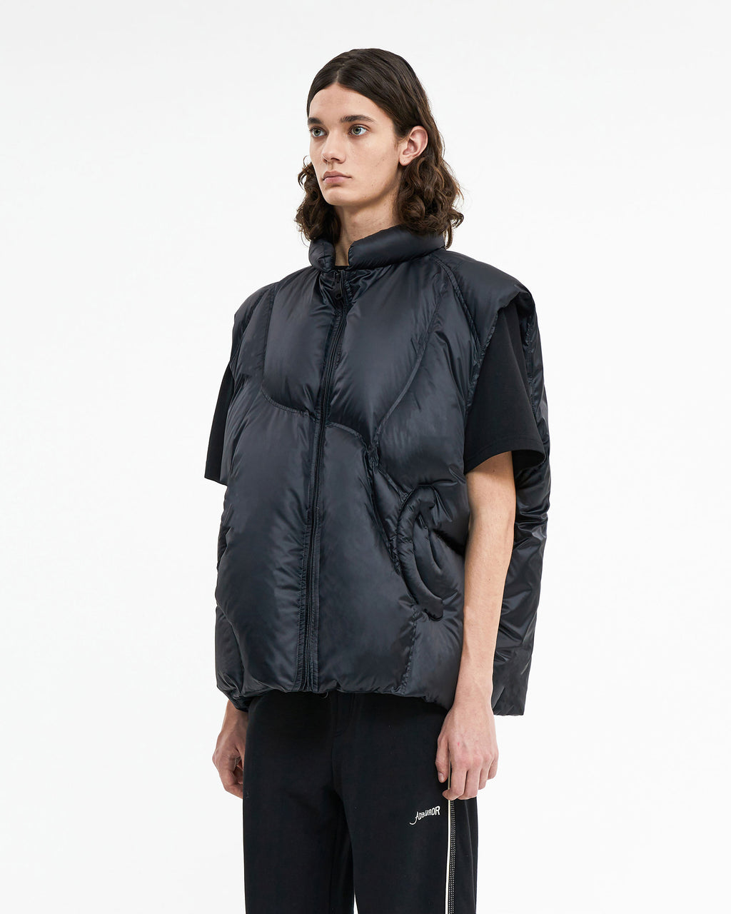 Ader Error - Clade puffer vest (Noir) product image 3 | TRAB K-Fashion Australia