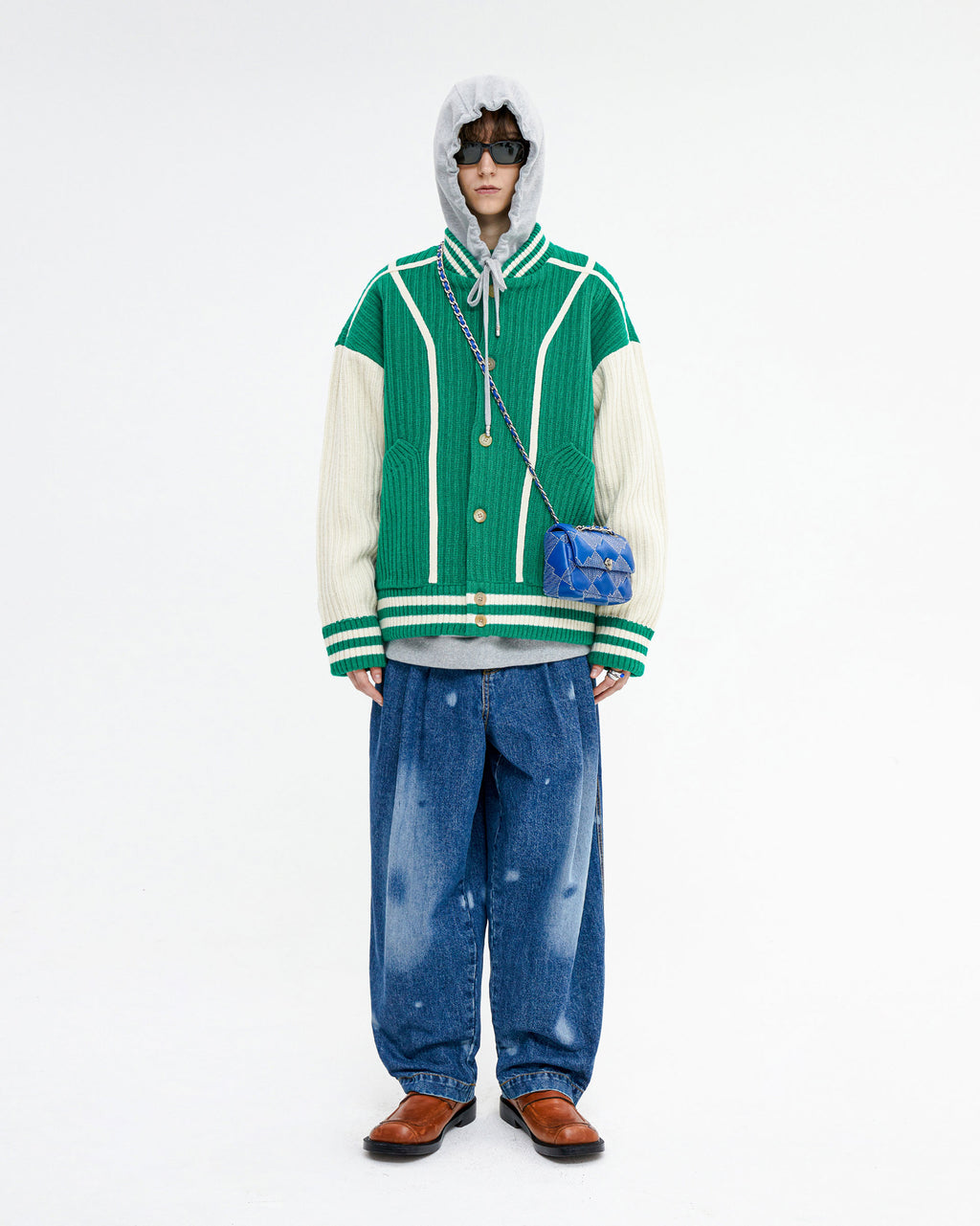Ader Error - Tomb cardigan (Green) product image 1 | TRAB K-Fashion Australia