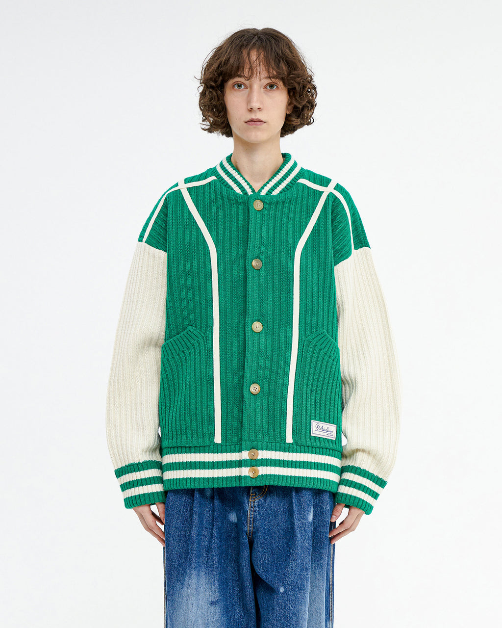 Ader Error - Tomb cardigan (Green) product image 2 | TRAB K-Fashion Australia