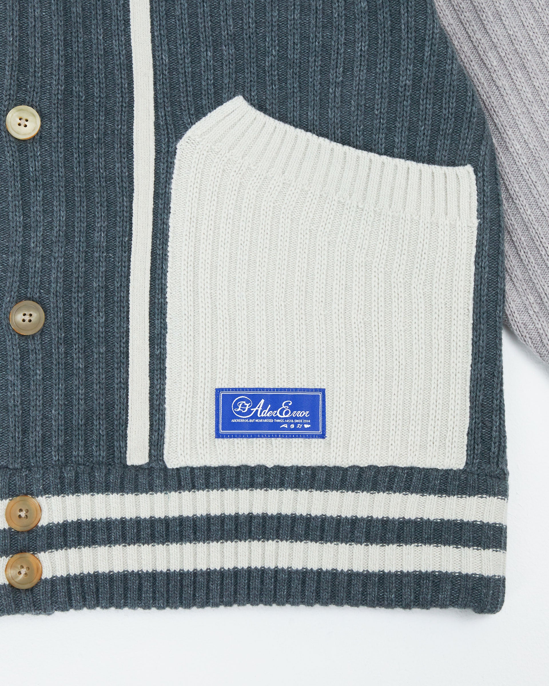 Ader Error - Tomb cardigan (Grey) product image 6 | TRAB K-Fashion Australia