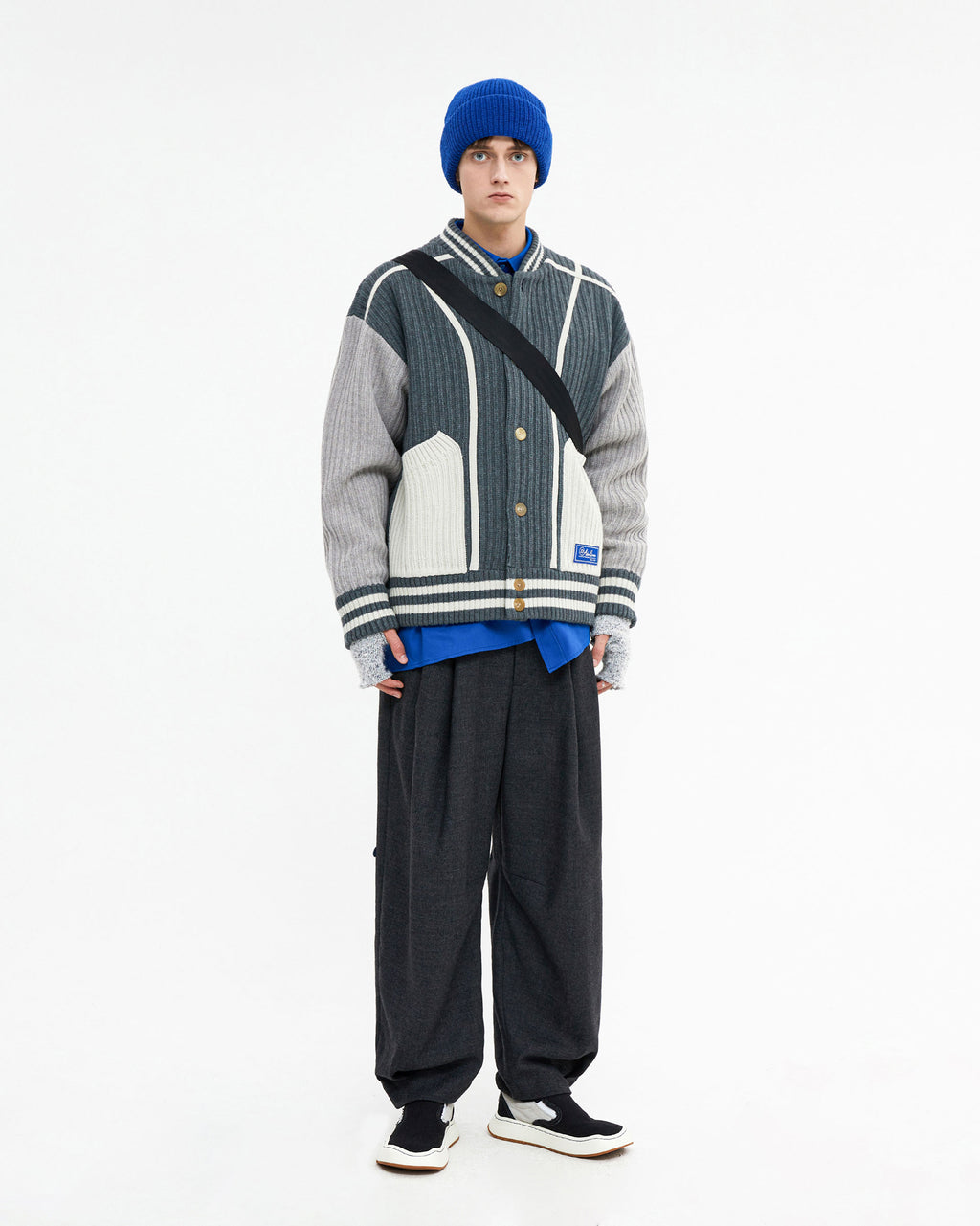 Ader Error - Tomb cardigan (Grey) product image 1 | TRAB K-Fashion Australia