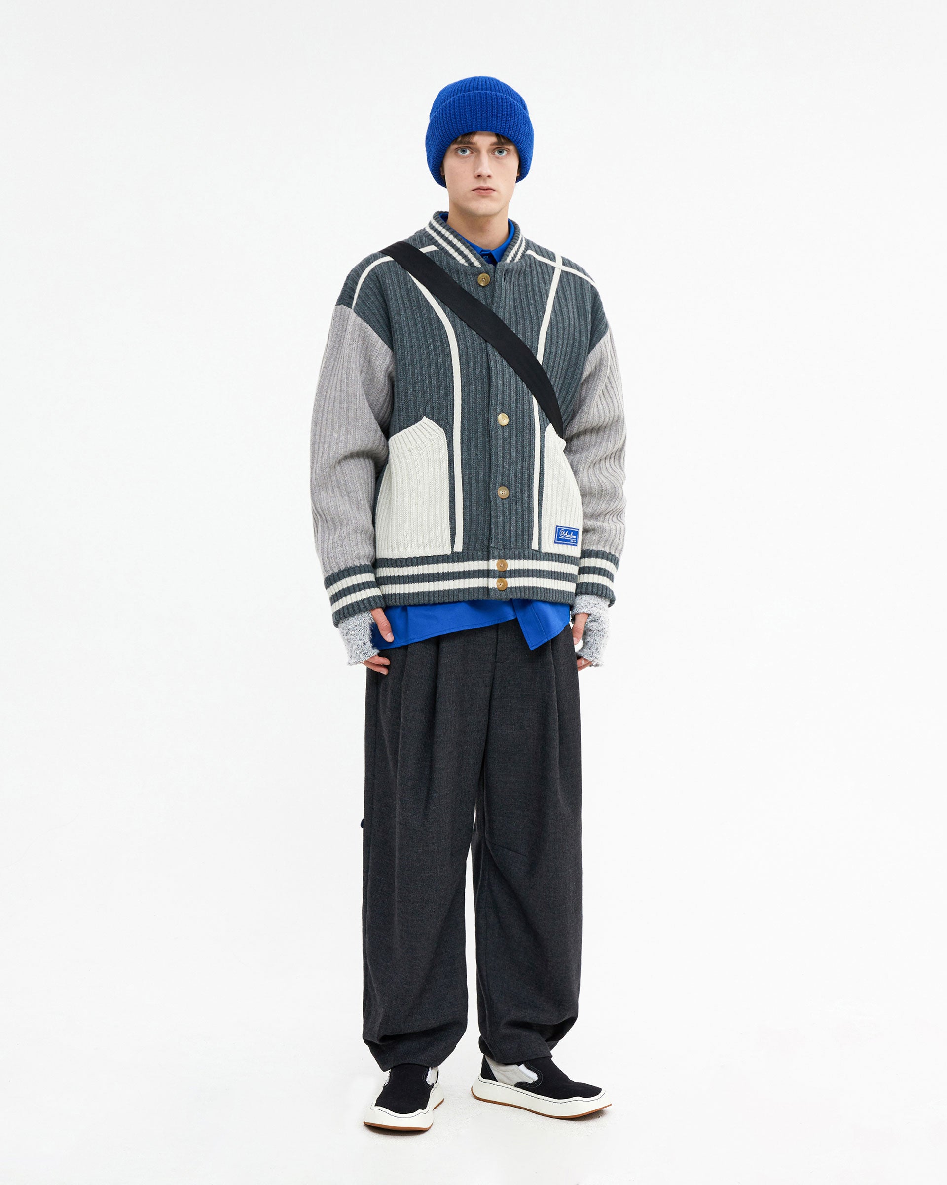 Ader Error - Tomb cardigan (Grey) product image 1 | TRAB K-Fashion Australia