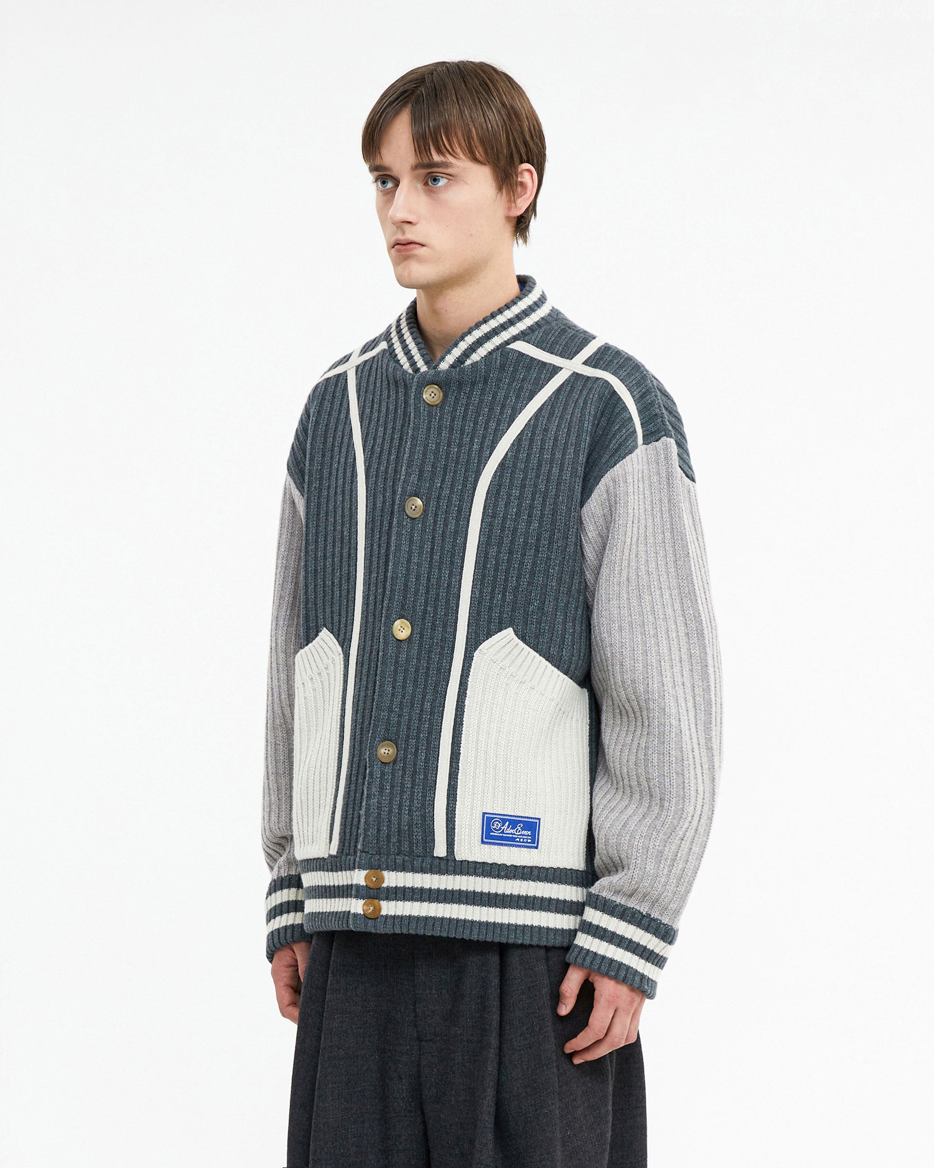 Ader Error - Tomb cardigan (Grey) product image 3 | TRAB K-Fashion Australia