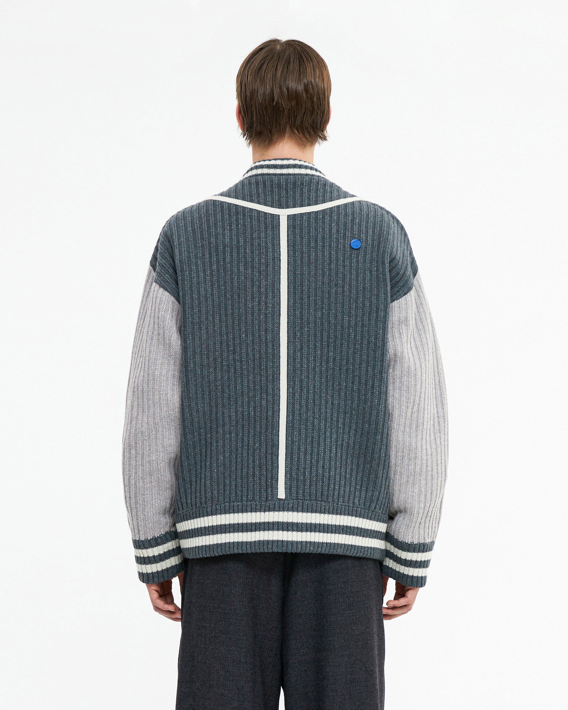 Ader Error - Tomb cardigan (Grey) product image 4 | TRAB K-Fashion Australia
