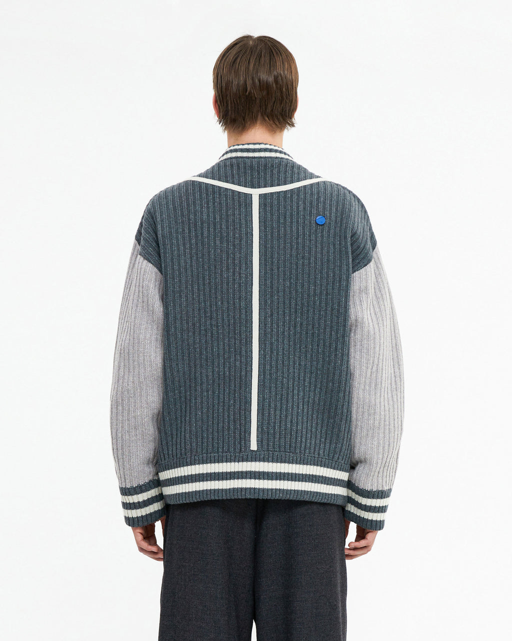 Ader Error - Tomb cardigan (Grey) product image 4 | TRAB K-Fashion Australia