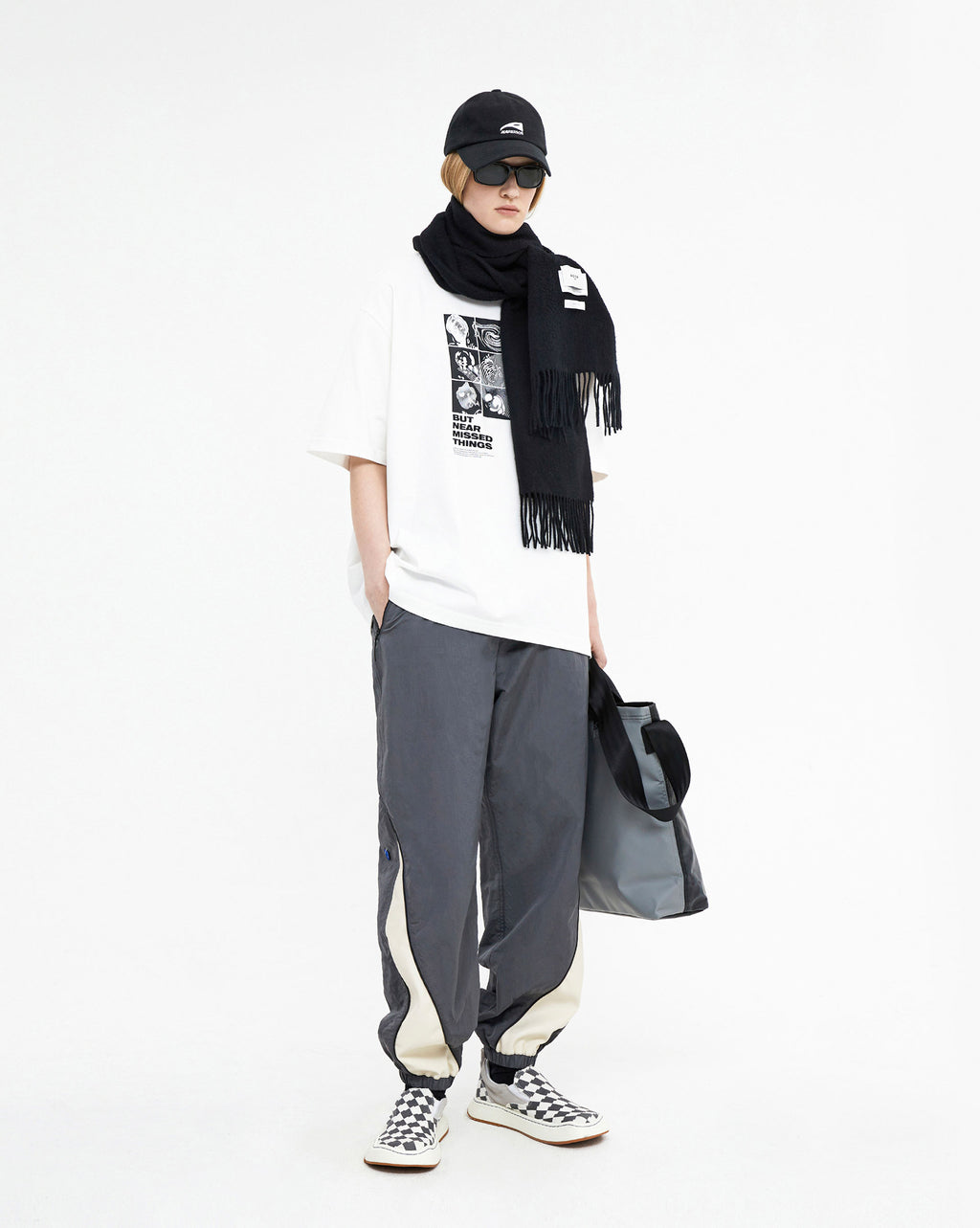 Ader Error - Mem trousers (Grey) product image 1 | TRAB K-Fashion Australia