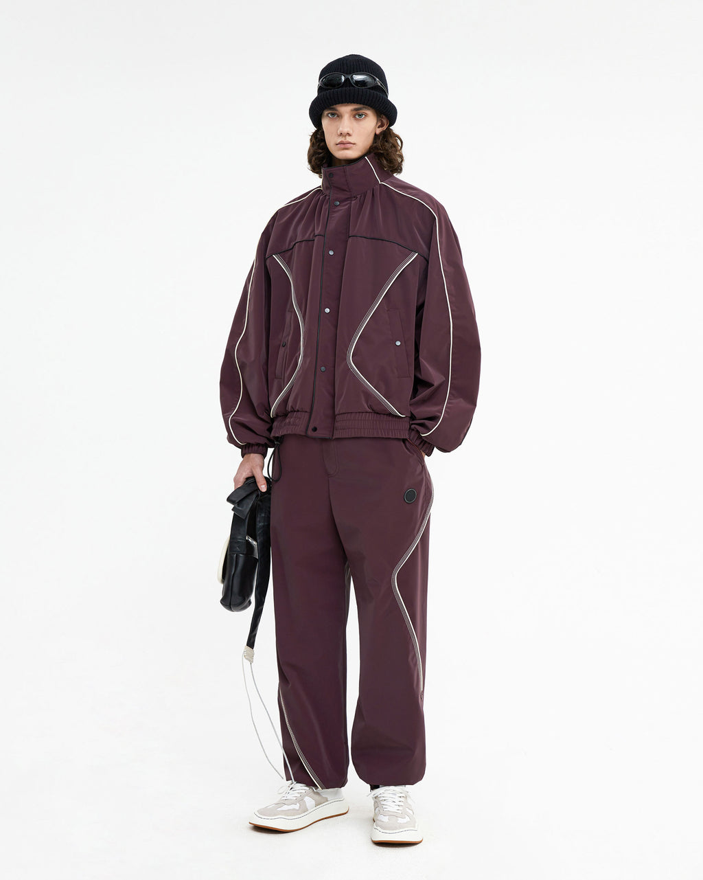 Ader Error - Bant trousers (Burgundy) product image 1 | TRAB K-Fashion Australia
