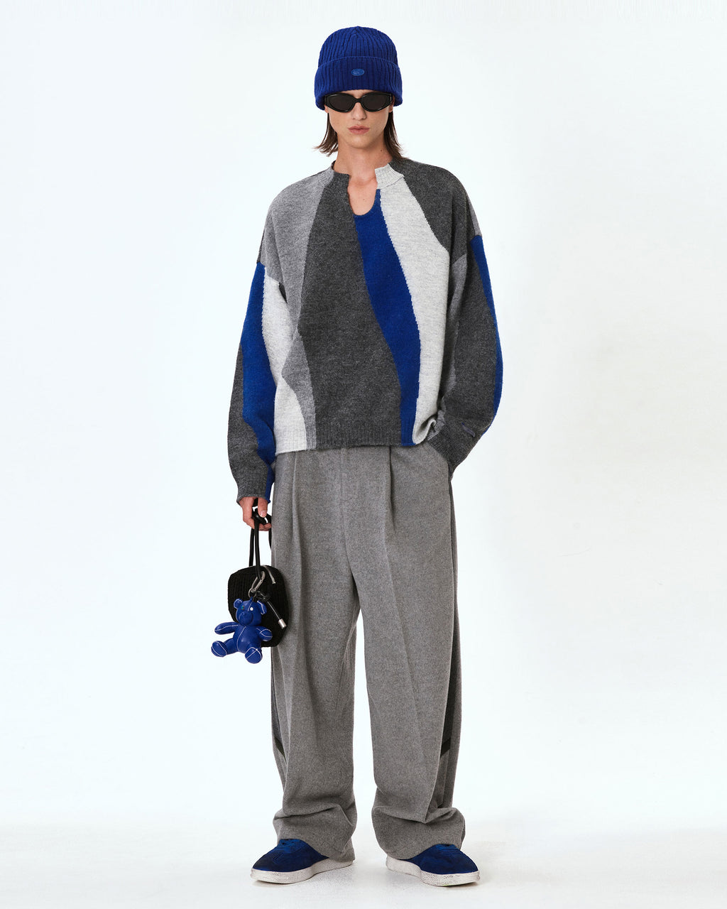 Ader Error - Addy Bear keyring (Z-Blue) product image 8 | TRAB K-Fashion Australia