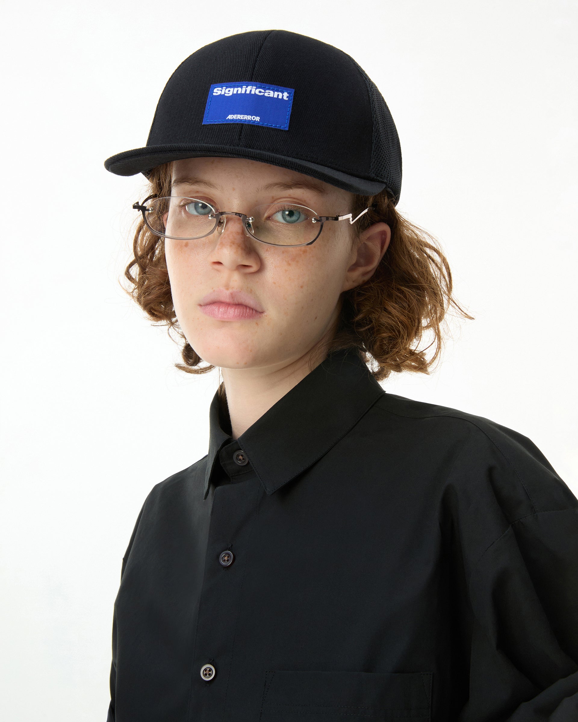 Ader Error - Sig; BL Tag Cap 05 (Noir) product image 1 | TRAB K-Fashion Australia