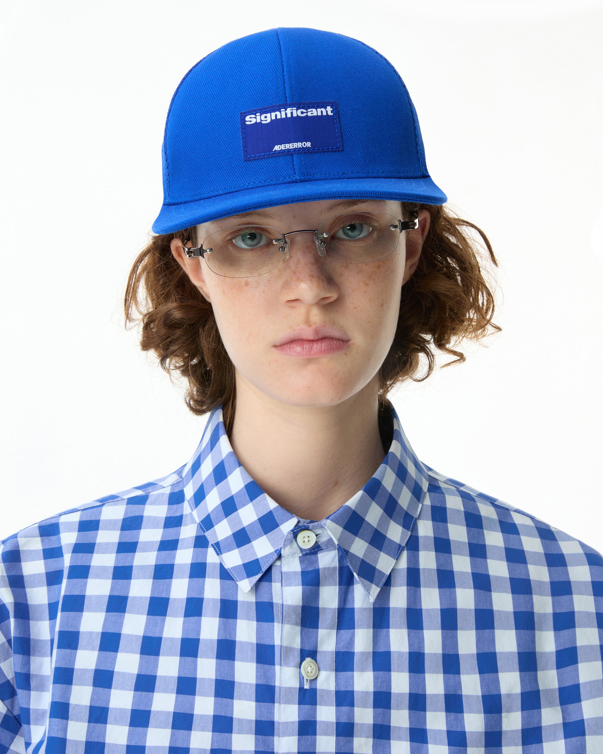 Ader Error - Sig; BL Tag Cap 05 (Z-Blue) product image 1 | TRAB K-Fashion Australia