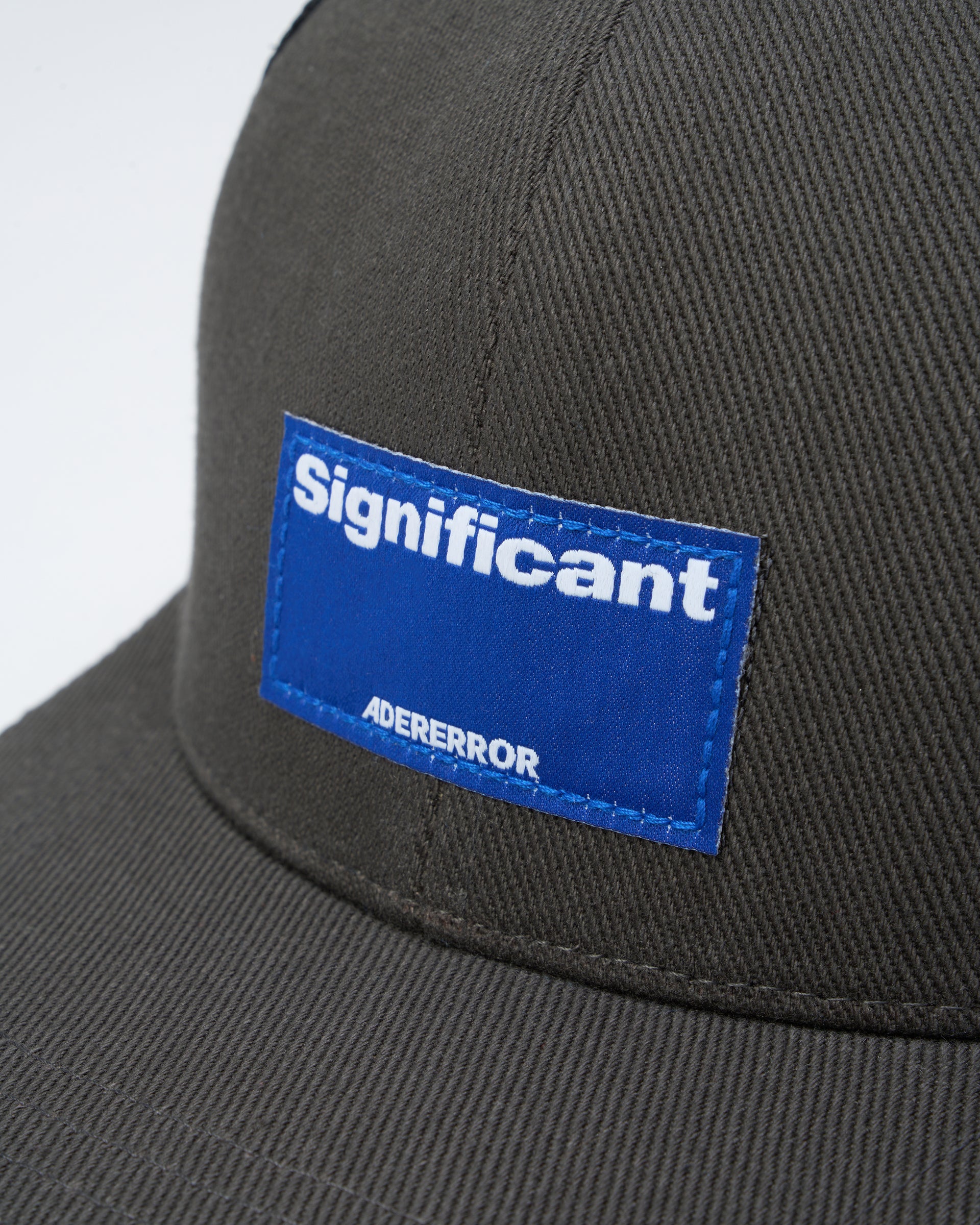 Ader Error - Sig; BL Tag Cap 05 (Charcoal) product image 4 | TRAB K-Fashion Australia