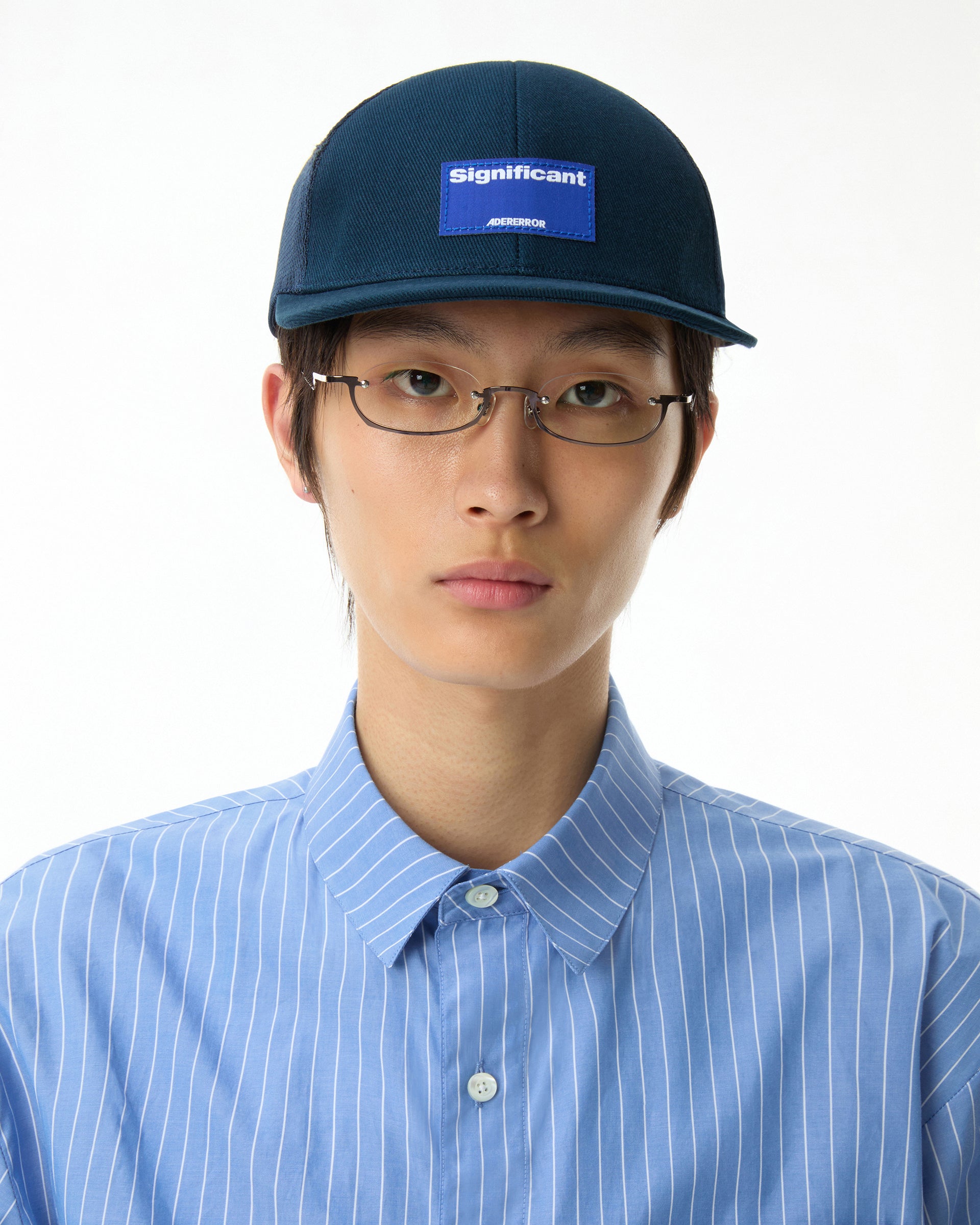 Ader Error - Sig; BL Tag Cap 05 (Navy) product image 6 | TRAB K-Fashion Australia