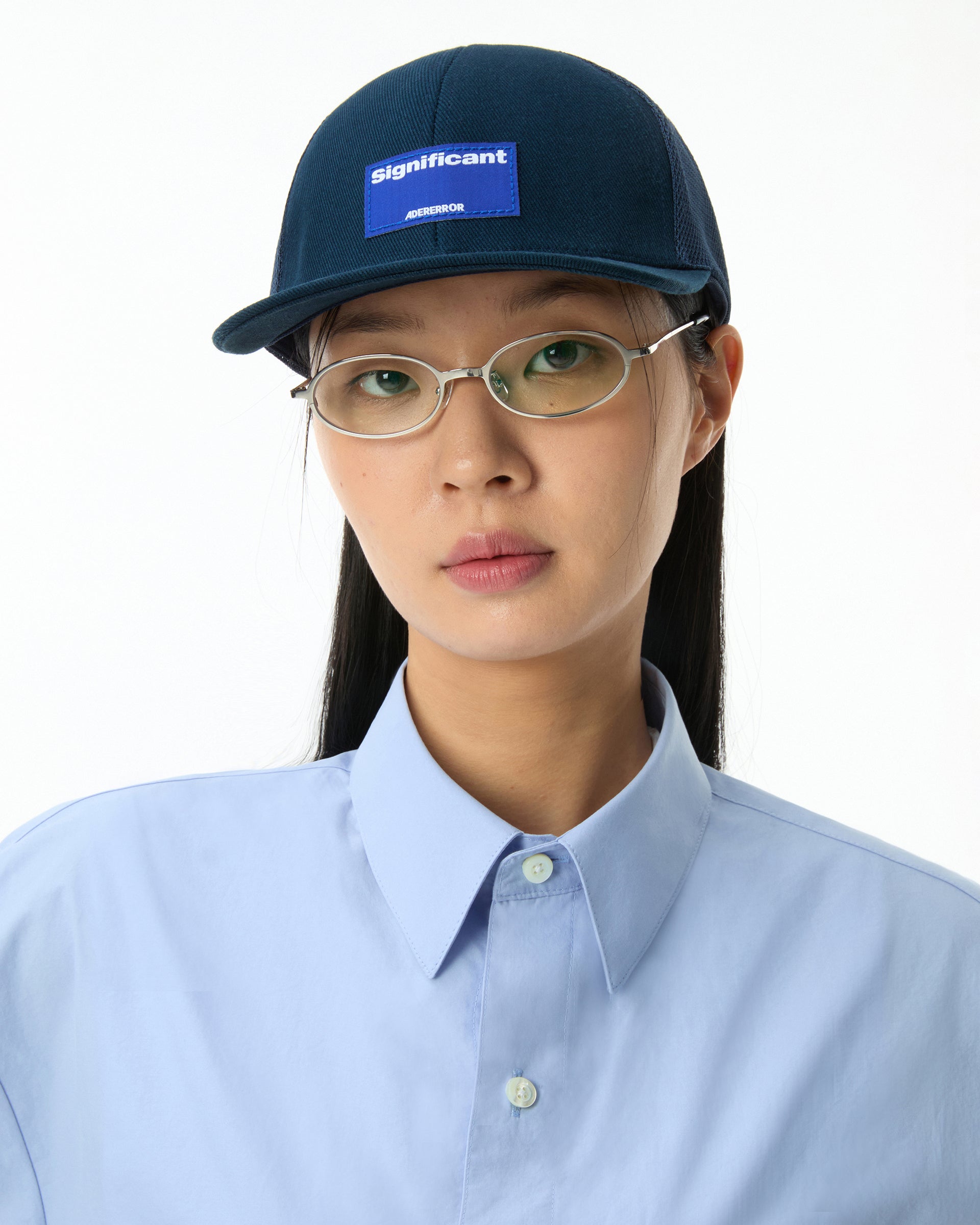 Ader Error - Sig; BL Tag Cap 05 (Navy) product image 1 | TRAB K-Fashion Australia