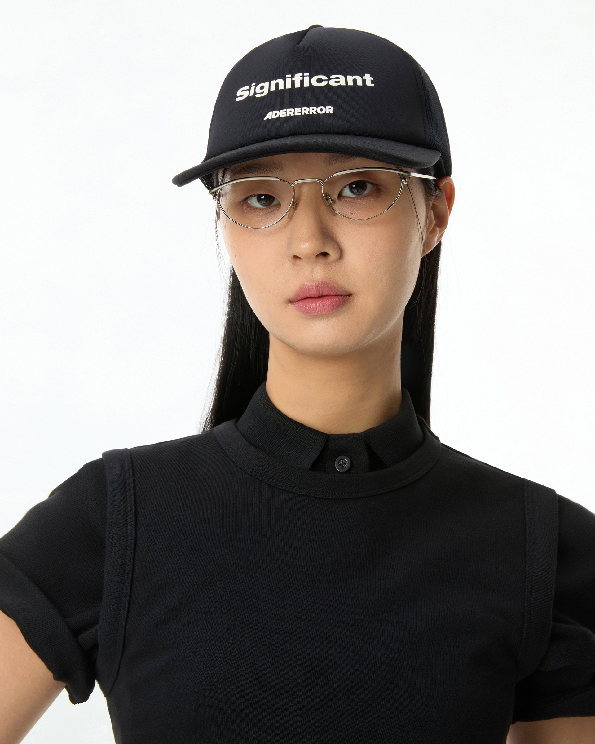 Ader Error - Sig; BL Tag Cap 06 (Noir) product image 1 | TRAB K-Fashion Australia