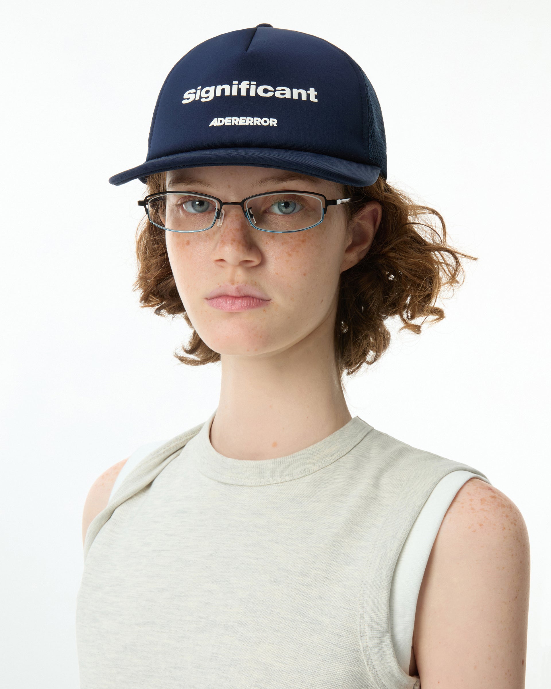 Ader Error - Sig; BL Tag Cap 06 (Navy) product image 1 | TRAB K-Fashion Australia