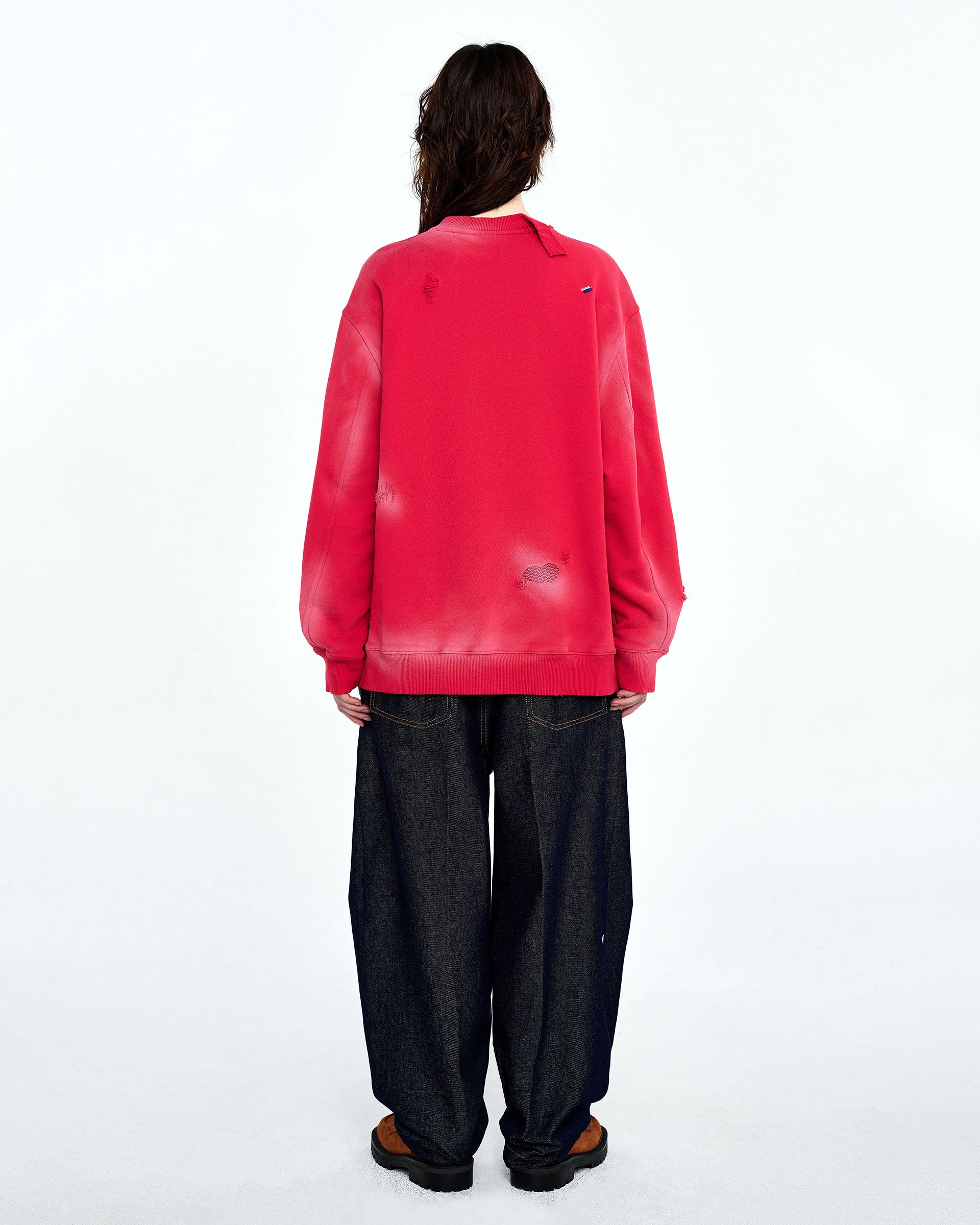 Ader Error - Sollec sweatshirt (Red) product image 5 | TRAB K-Fashion Australia